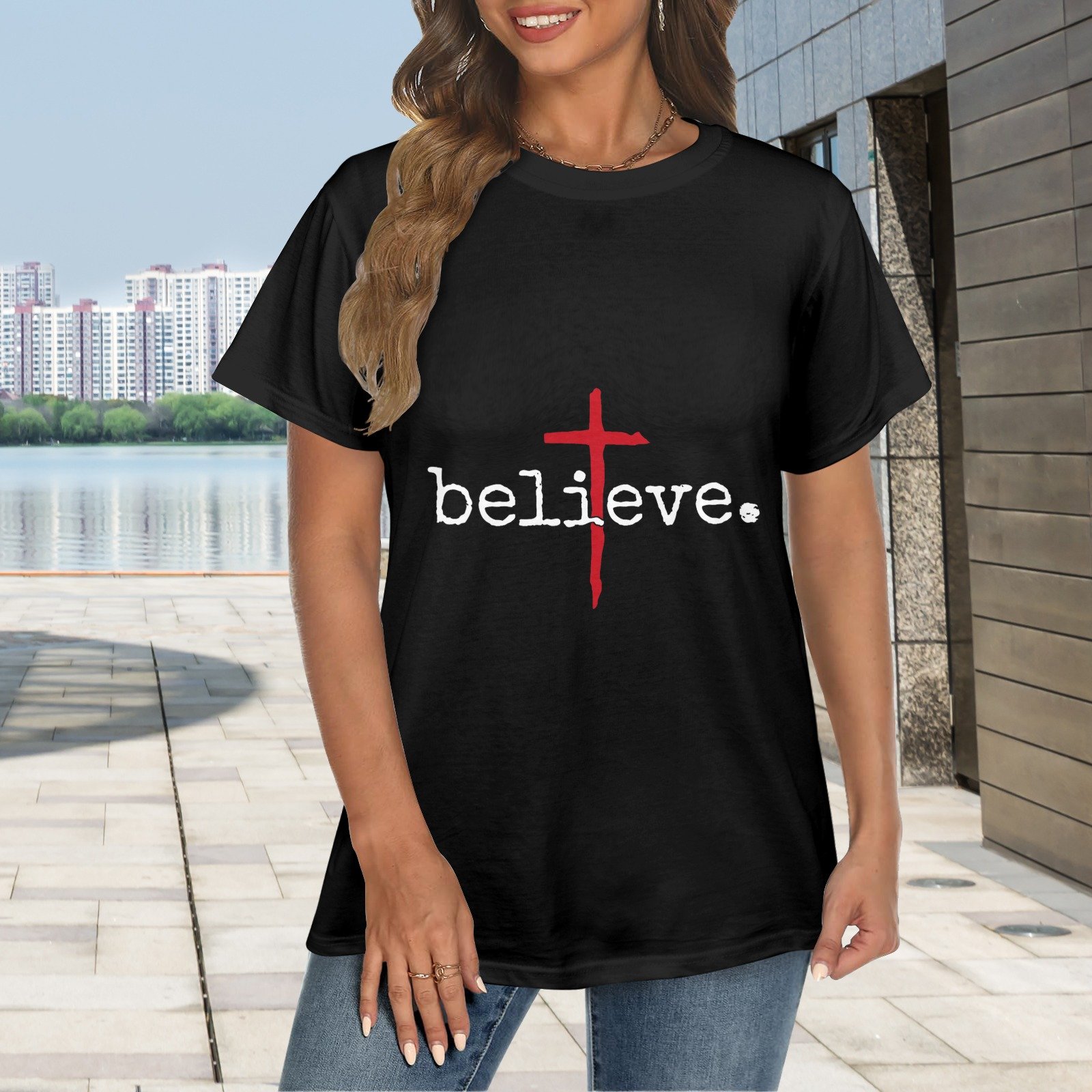 Men’s Christian T-Shirt – Premium Ring-Spun Cotton Faith Graphic Tee