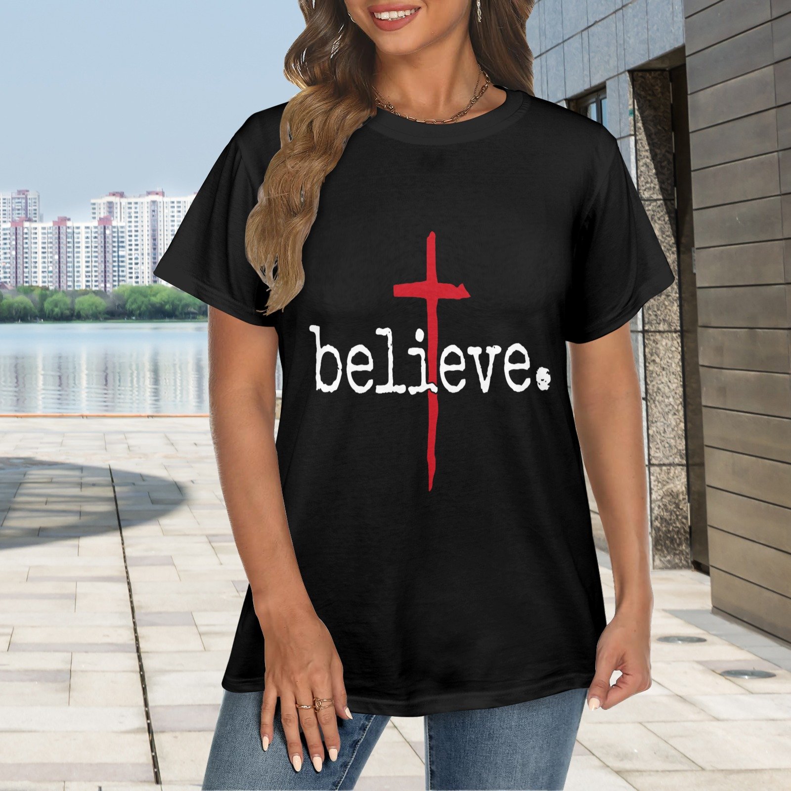 Men’s Christian T-Shirt – Premium Ring-Spun Cotton Faith Graphic Tee