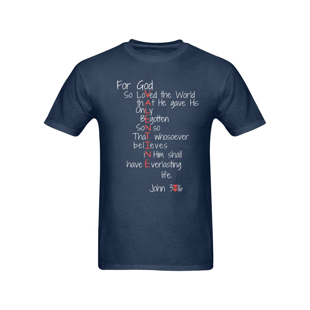 Men’s Christian T-Shirt – Premium Ring-Spun Cotton Faith Graphic Tee