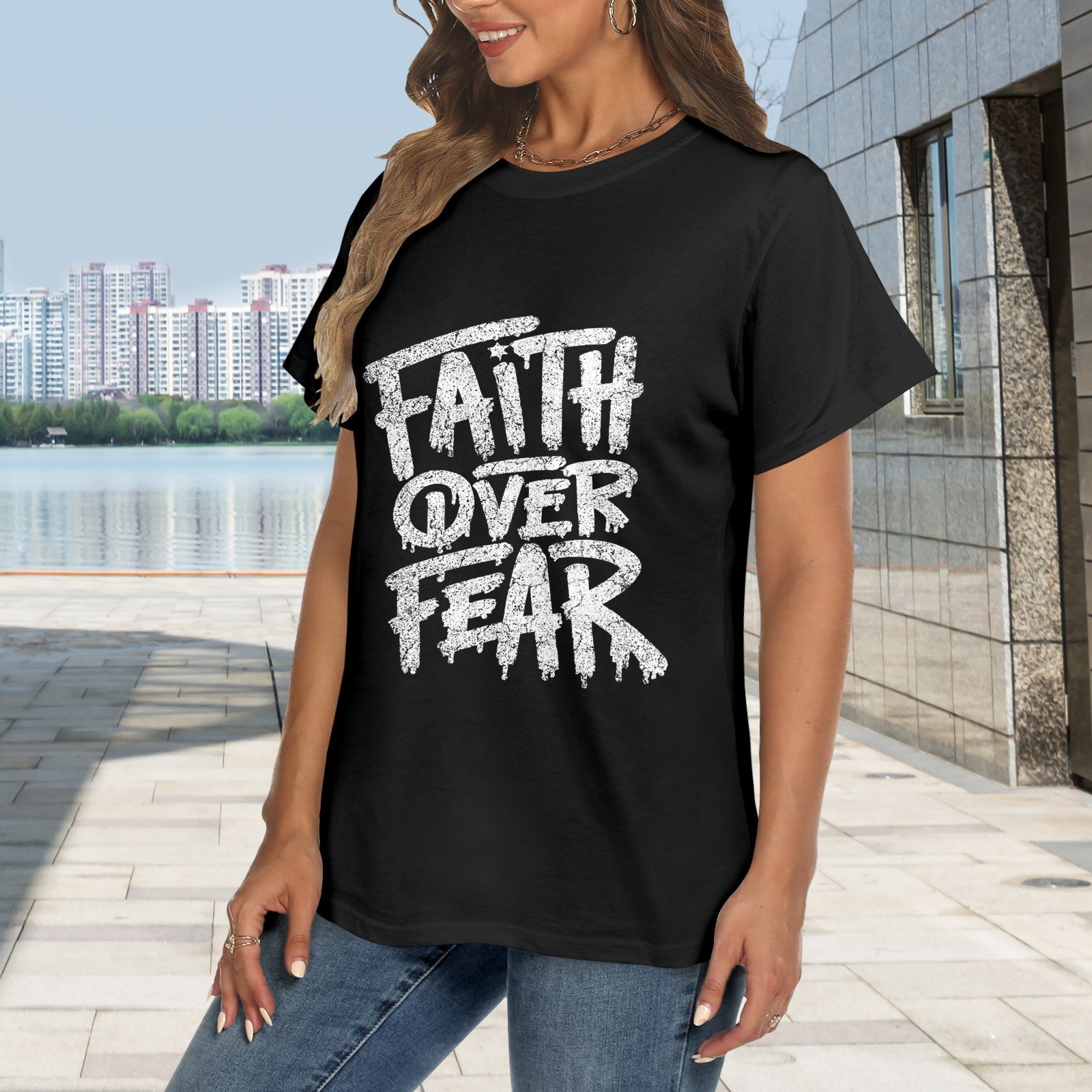 Men’s Christian T-Shirt – Premium Ring-Spun Cotton Faith Graphic Tee - Image 2