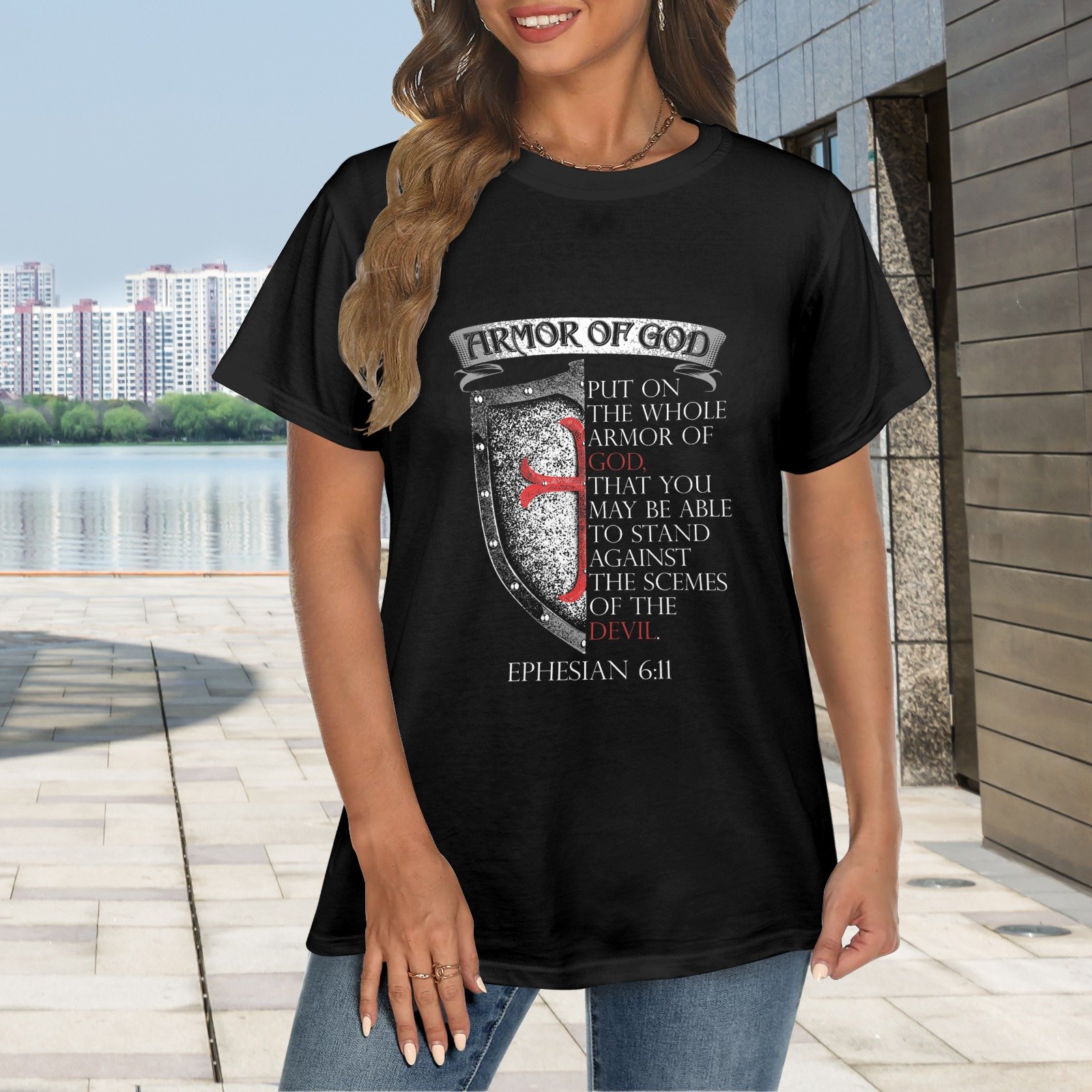 Men’s Christian T-Shirt – Premium Ring-Spun Cotton Faith Graphic Tee