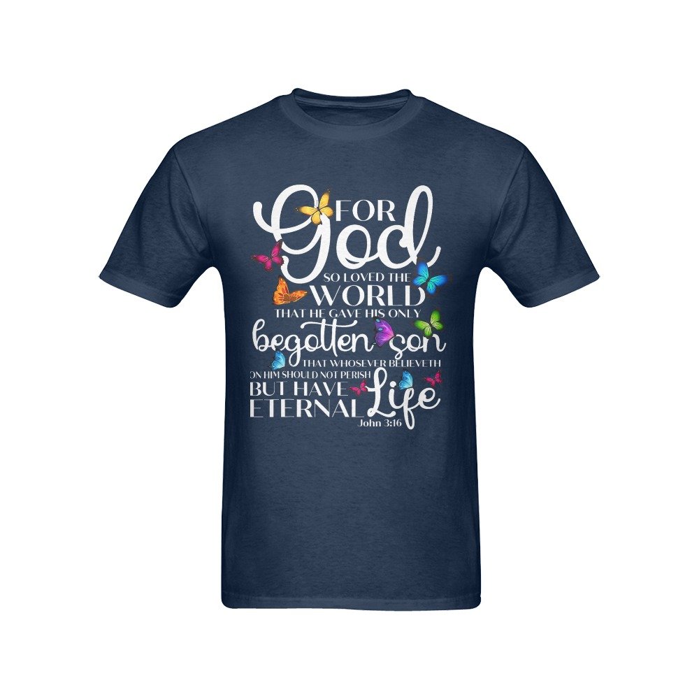 Men’s Christian T-Shirt – Premium Ring-Spun Cotton Faith Graphic Tee