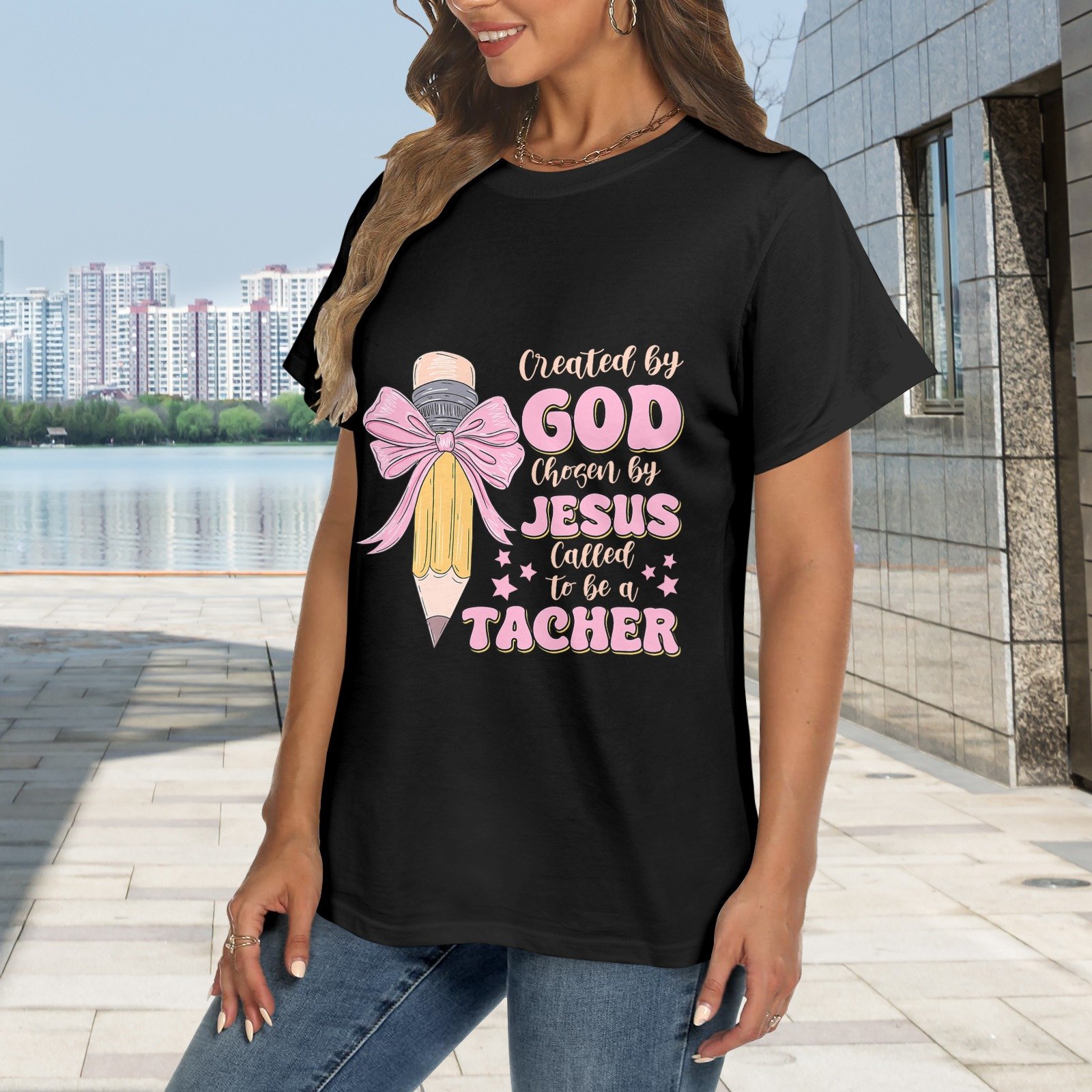 Men’s Christian T-Shirt – Premium Ring-Spun Cotton Faith Graphic Tee - Image 2