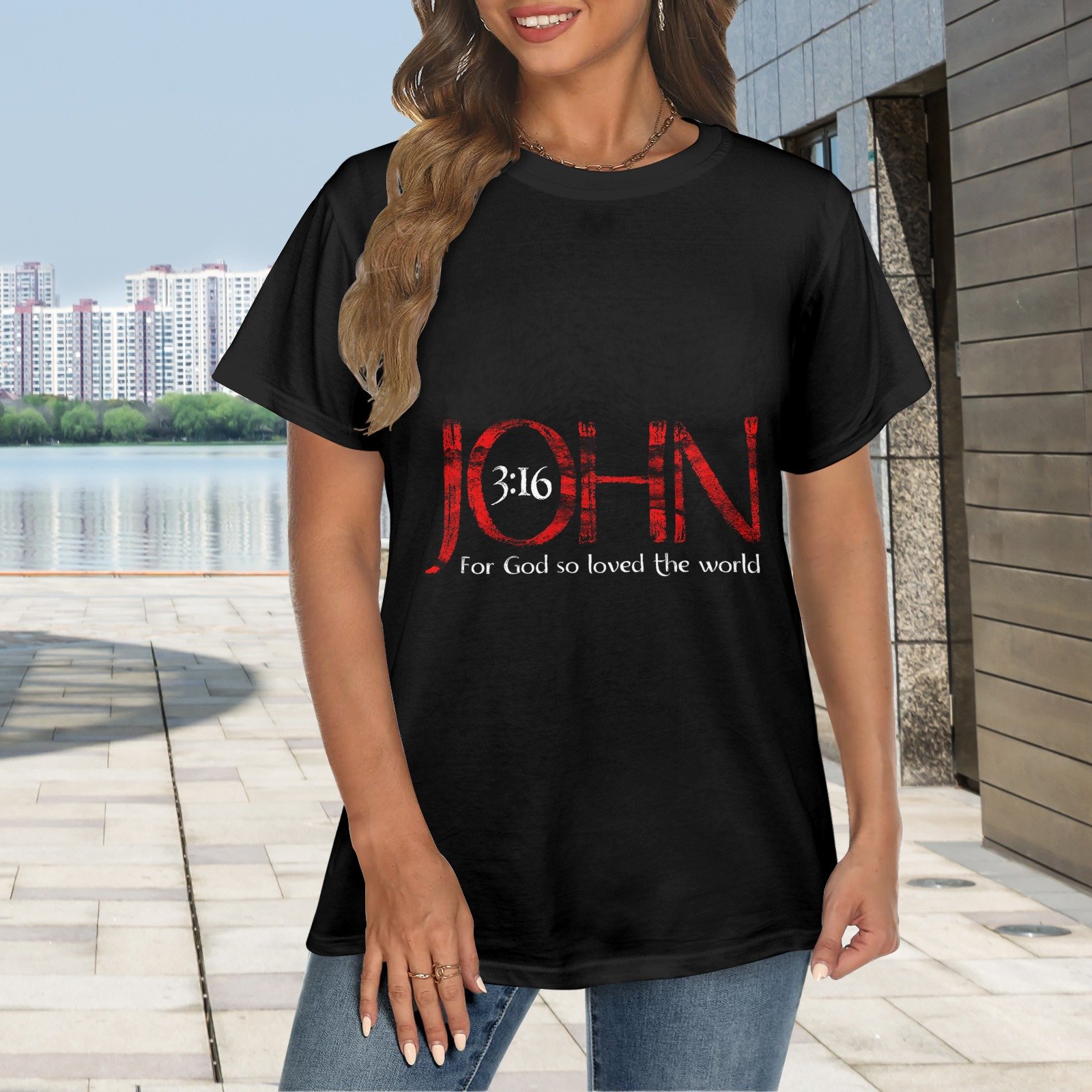 Men’s Christian T-Shirt – Premium Ring-Spun Cotton Faith Graphic Tee