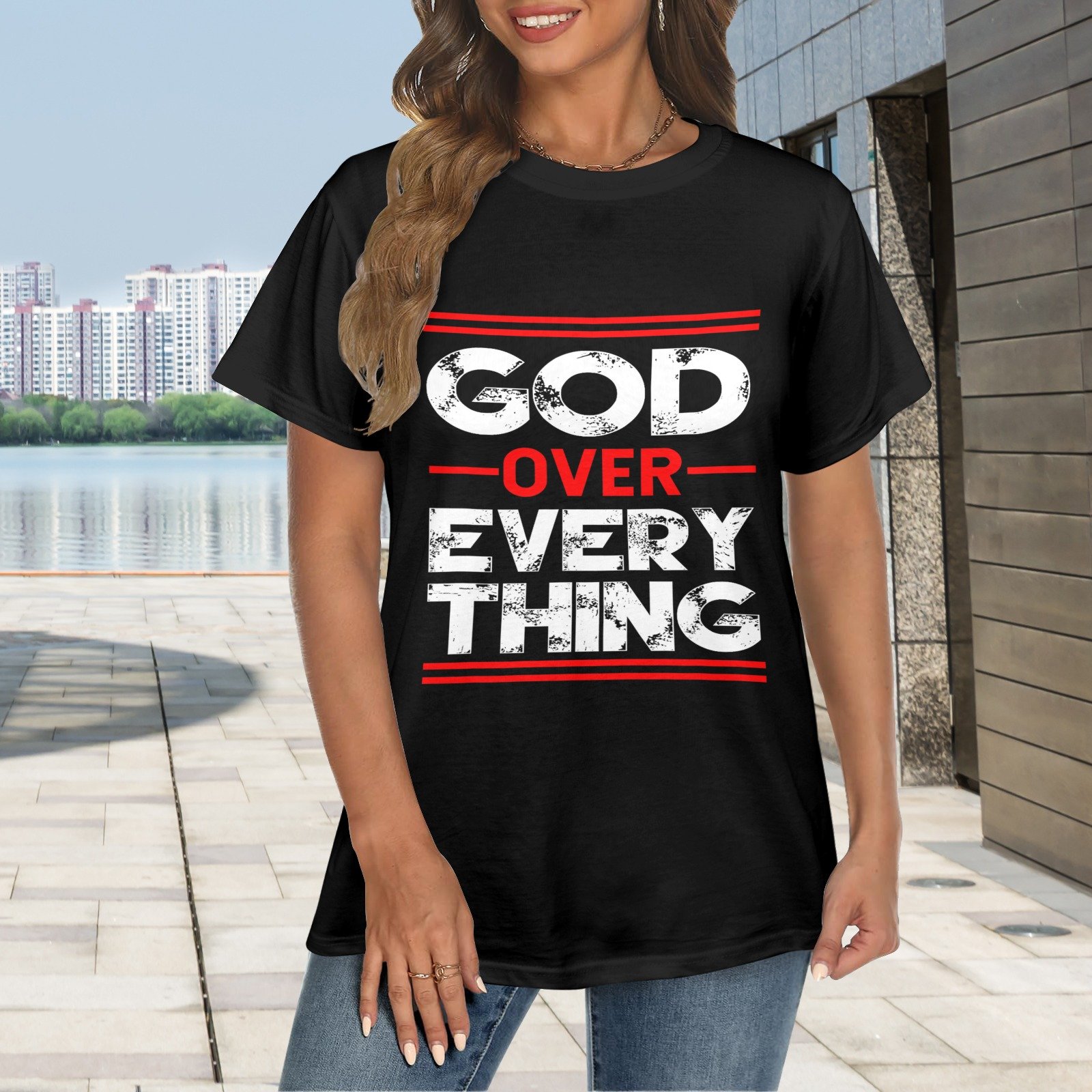 Men’s Christian T-Shirt – Premium Ring-Spun Cotton Faith Graphic Tee