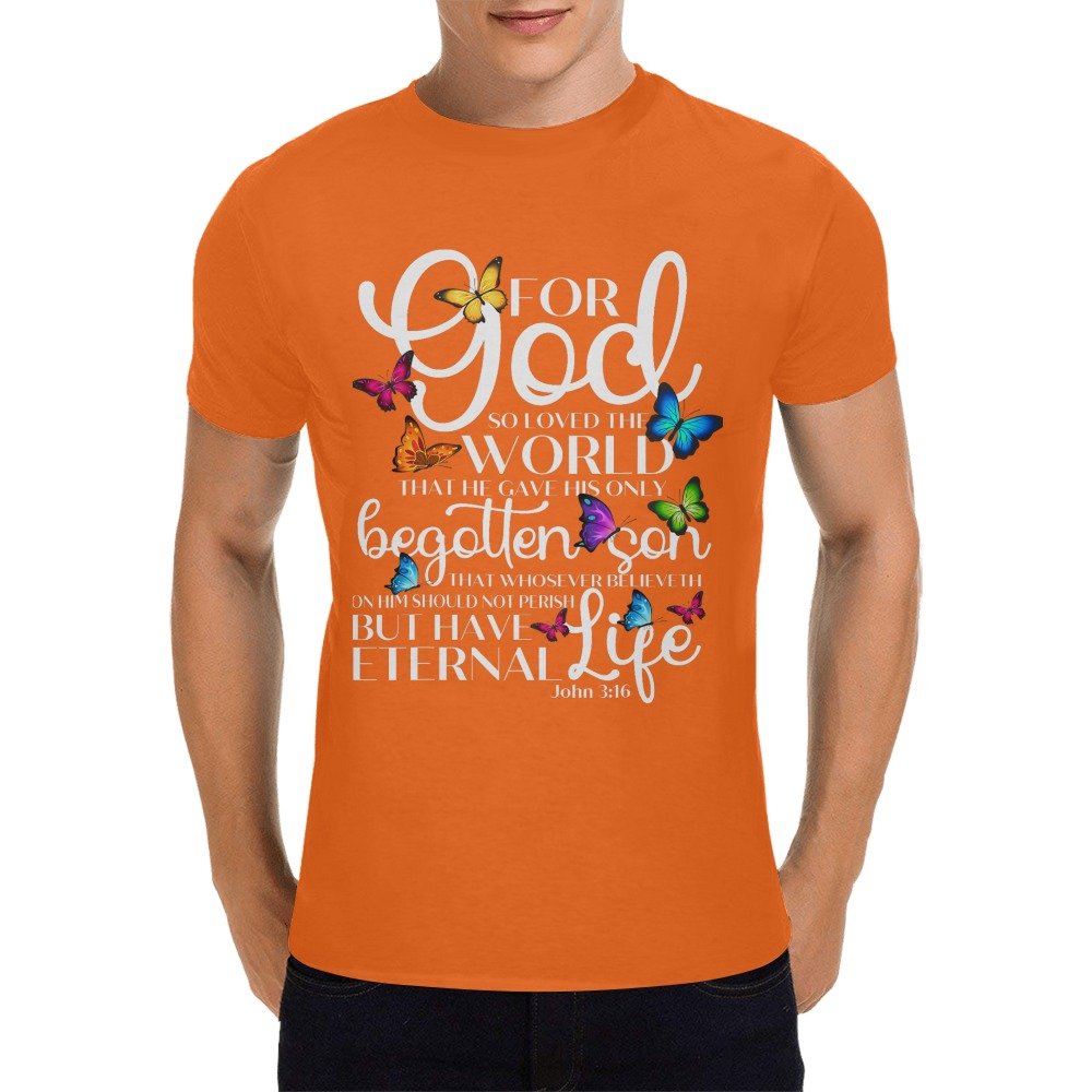 Men’s Christian T-Shirt – Premium Ring-Spun Cotton Faith Graphic Tee - Image 3