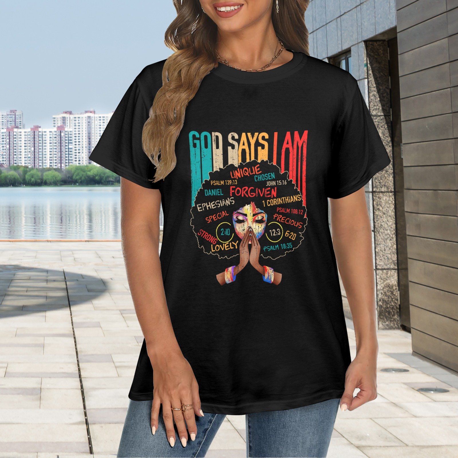 Men’s Christian T-Shirt – Premium Ring-Spun Cotton Faith Graphic Tee