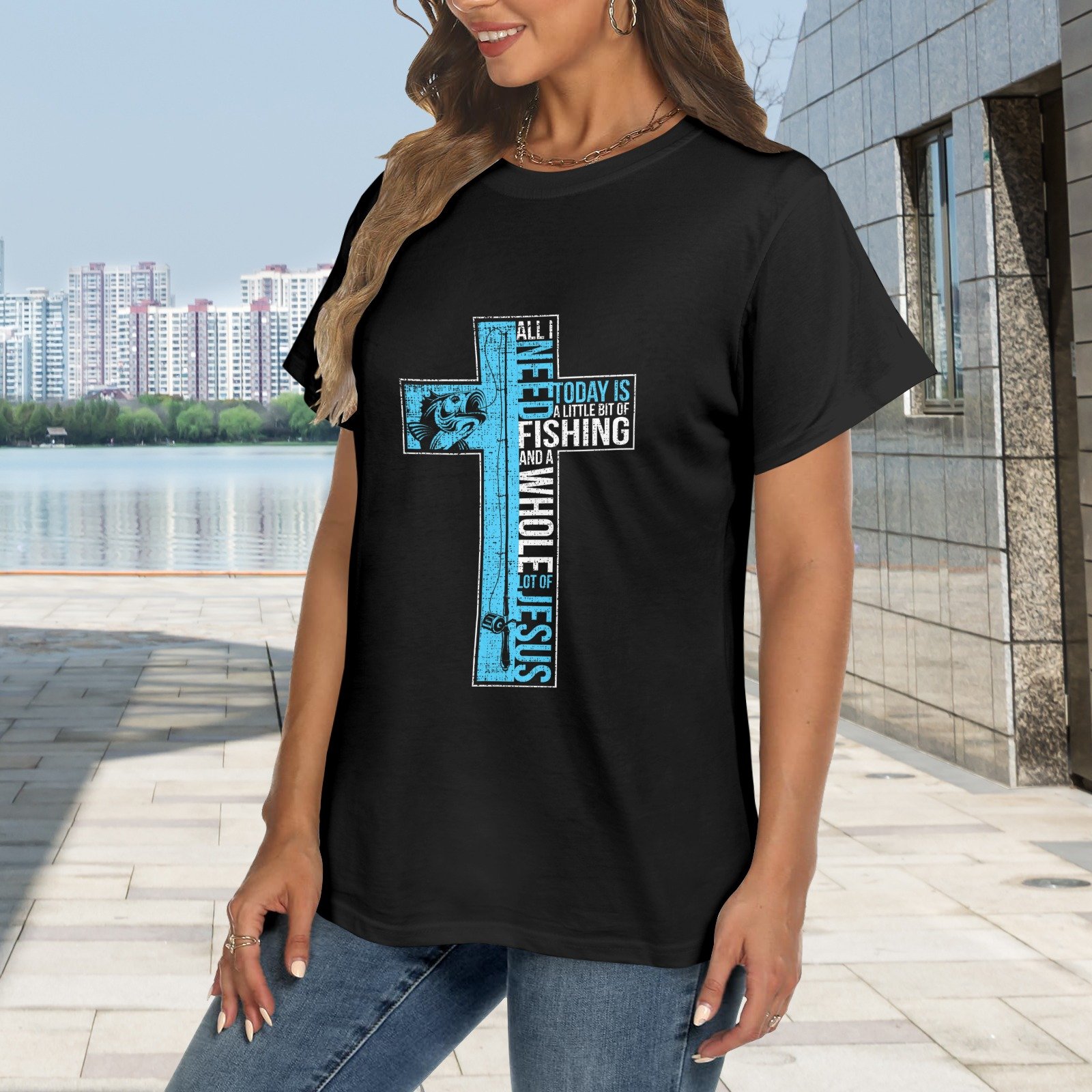 Men’s Christian T-Shirt – Premium Ring-Spun Cotton Faith Graphic Tee - Image 2
