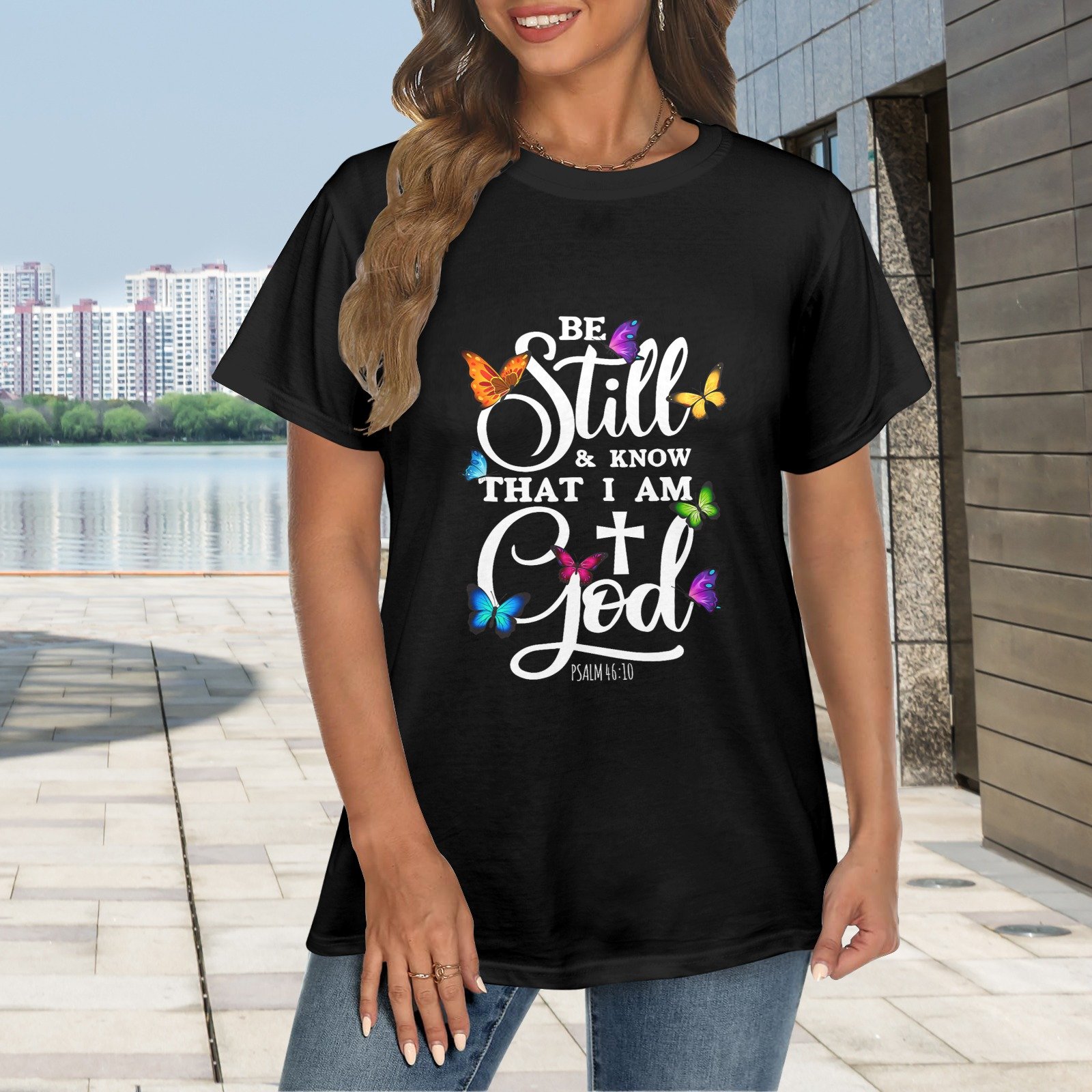Men’s Christian T-Shirt – Premium Ring-Spun Cotton Faith Graphic Tee