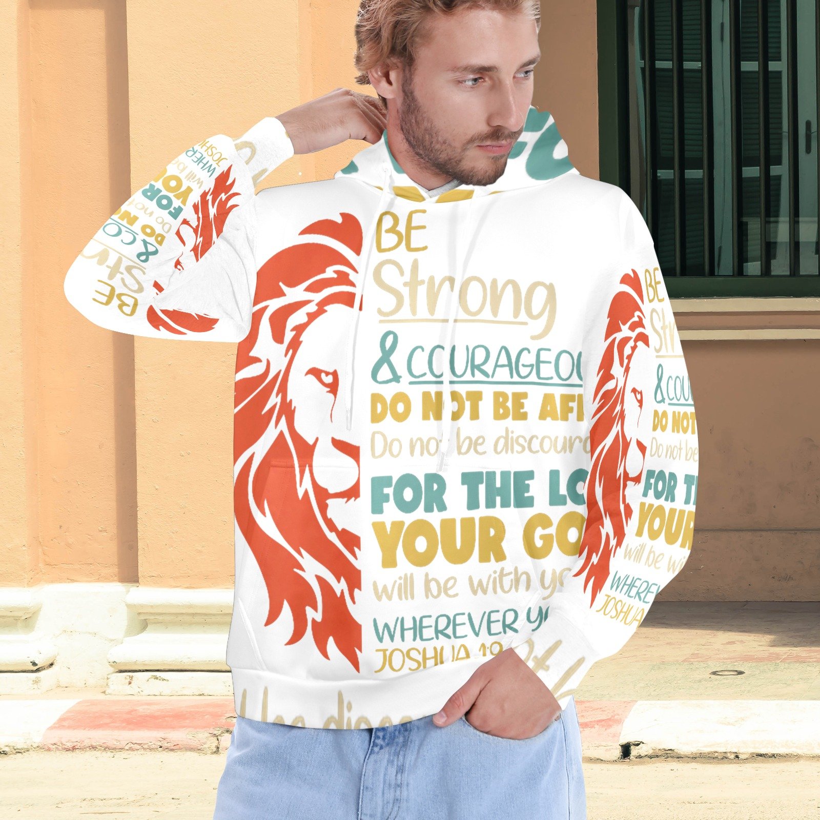 Men's All Over Print Hoodie - Image 5
