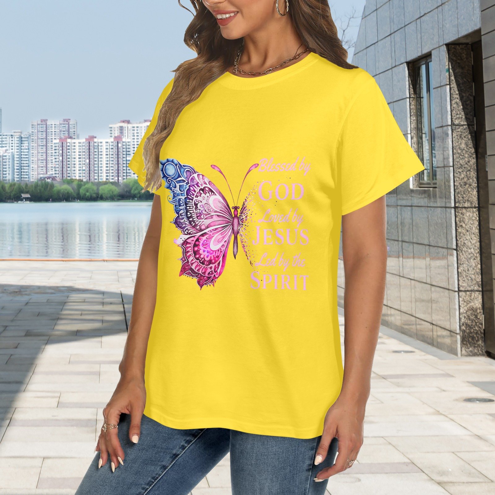 Women's Crewneck Short Sleeve T-Shirt - Image 2