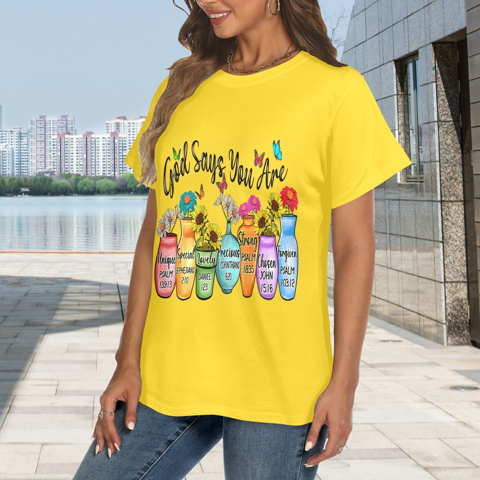 Women's Crewneck Short Sleeve T-Shirt - Image 2