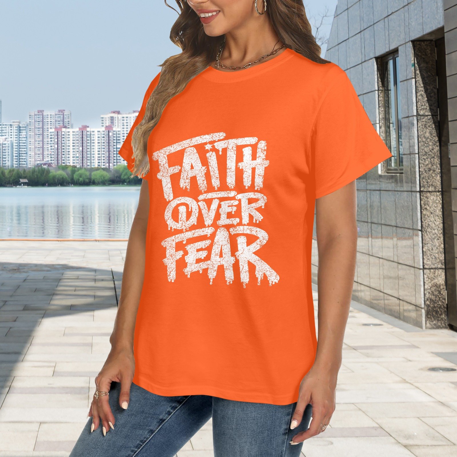 Women's Crewneck Short Sleeve T-Shirt - Image 2