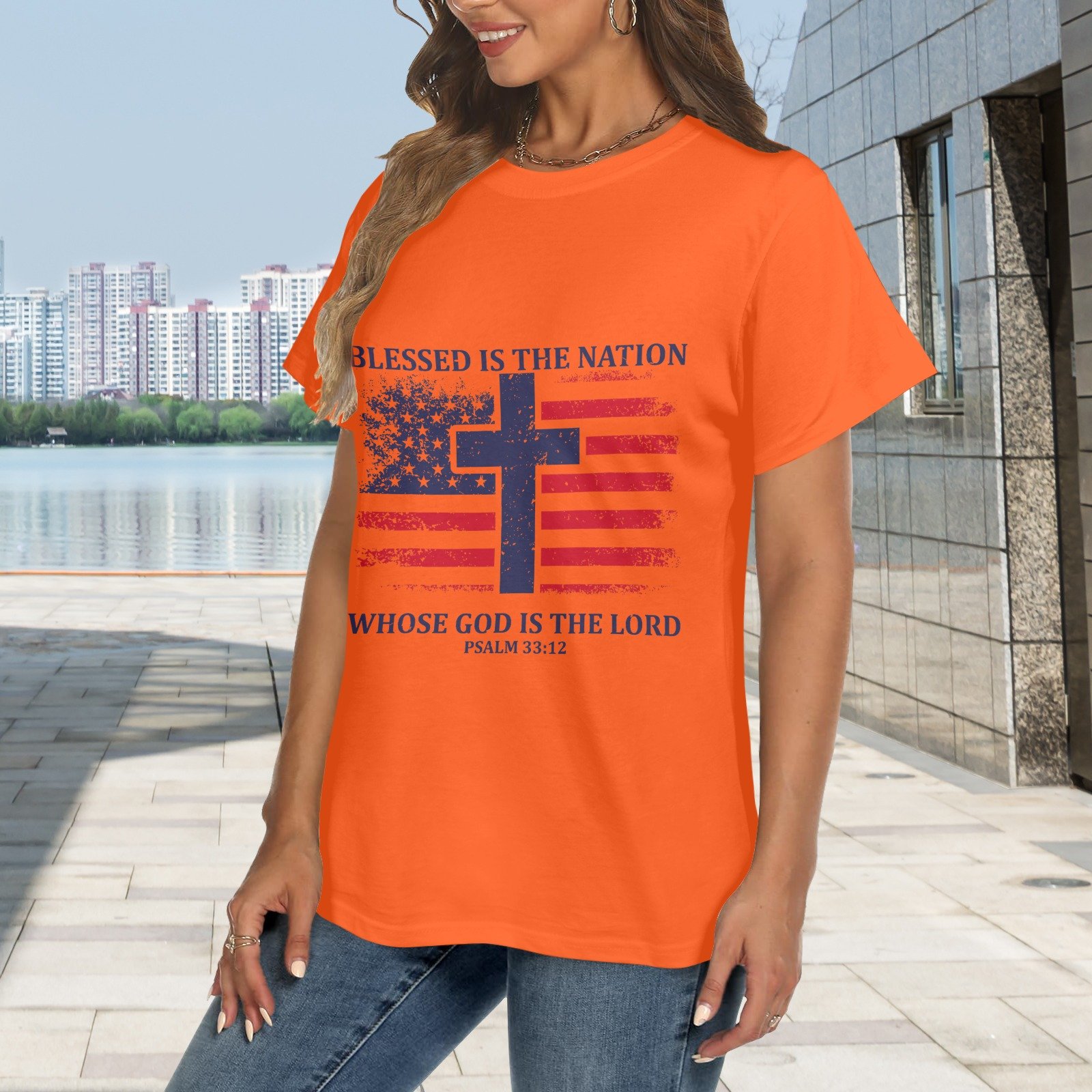 Women's Crewneck Short Sleeve T-Shirt - Image 2