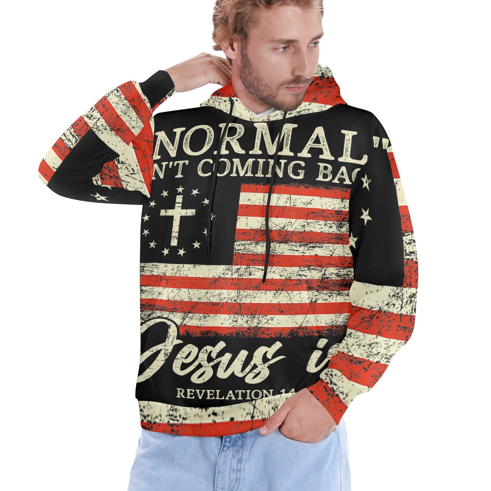 Men's All Over Print Hoodie - Image 2