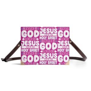 Personalized Bible Tote & Book Sleeve – Christian Handbag Cover for Faithful Literary Lovers