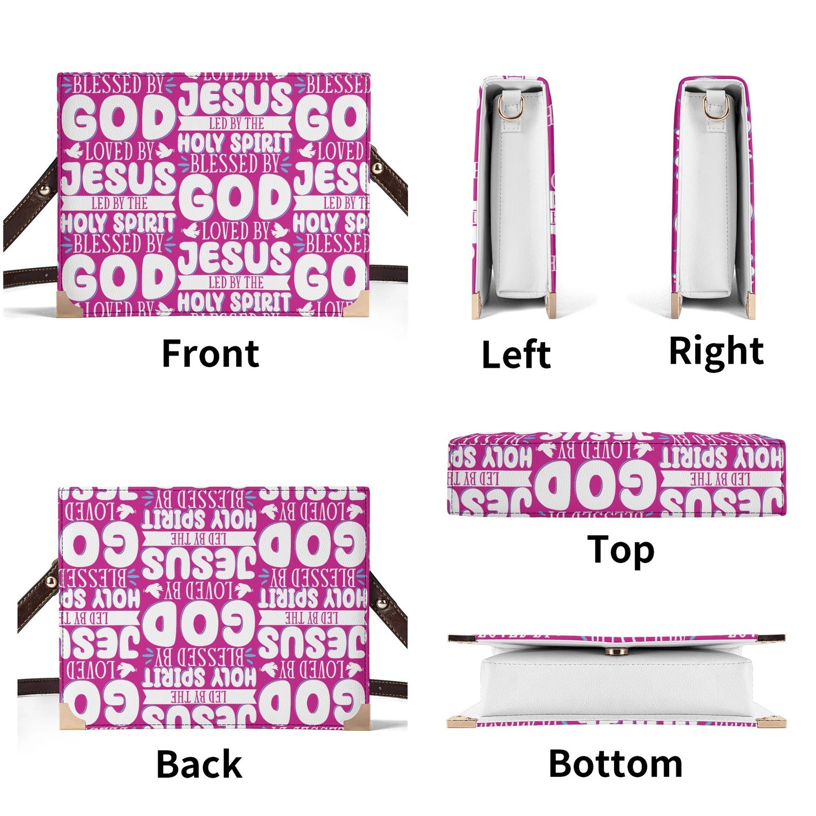 Personalized Bible Tote & Book Sleeve – Christian Handbag Cover for Faithful Literary Lovers - Image 11