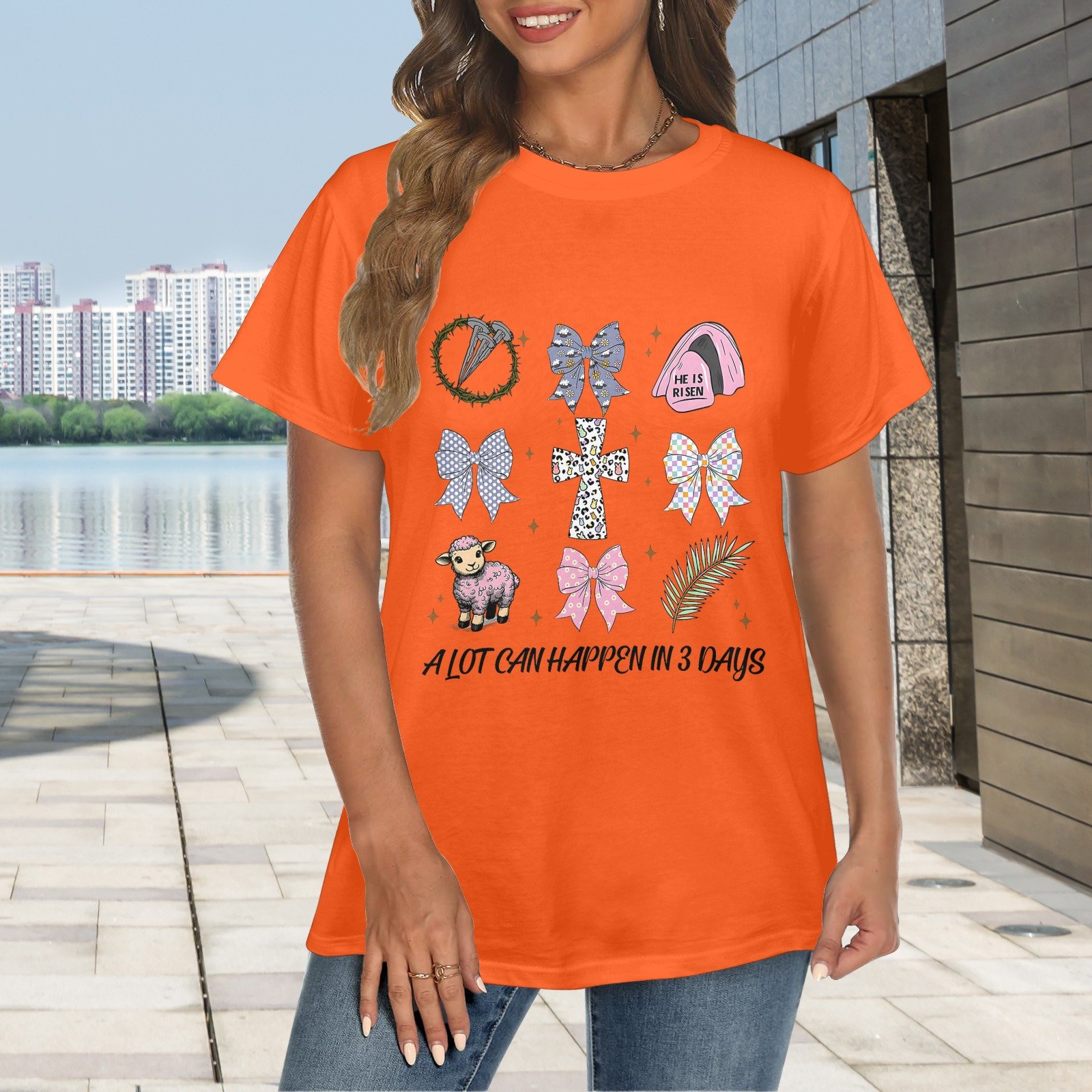 Women's Crewneck Short Sleeve T-Shirt