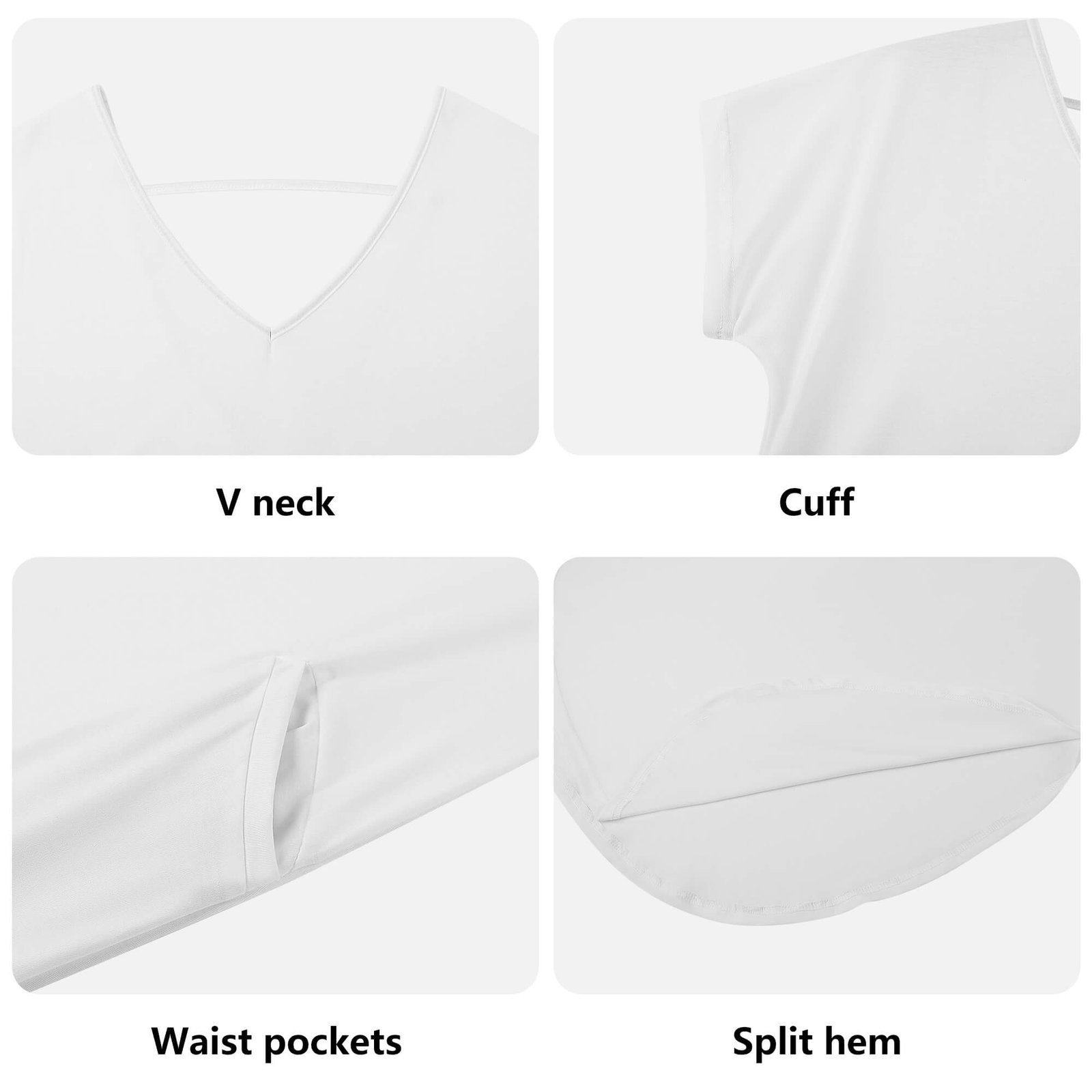 Women’s Long Draped Dress – Short Sleeve Elegance for Worship & Witness - Image 6