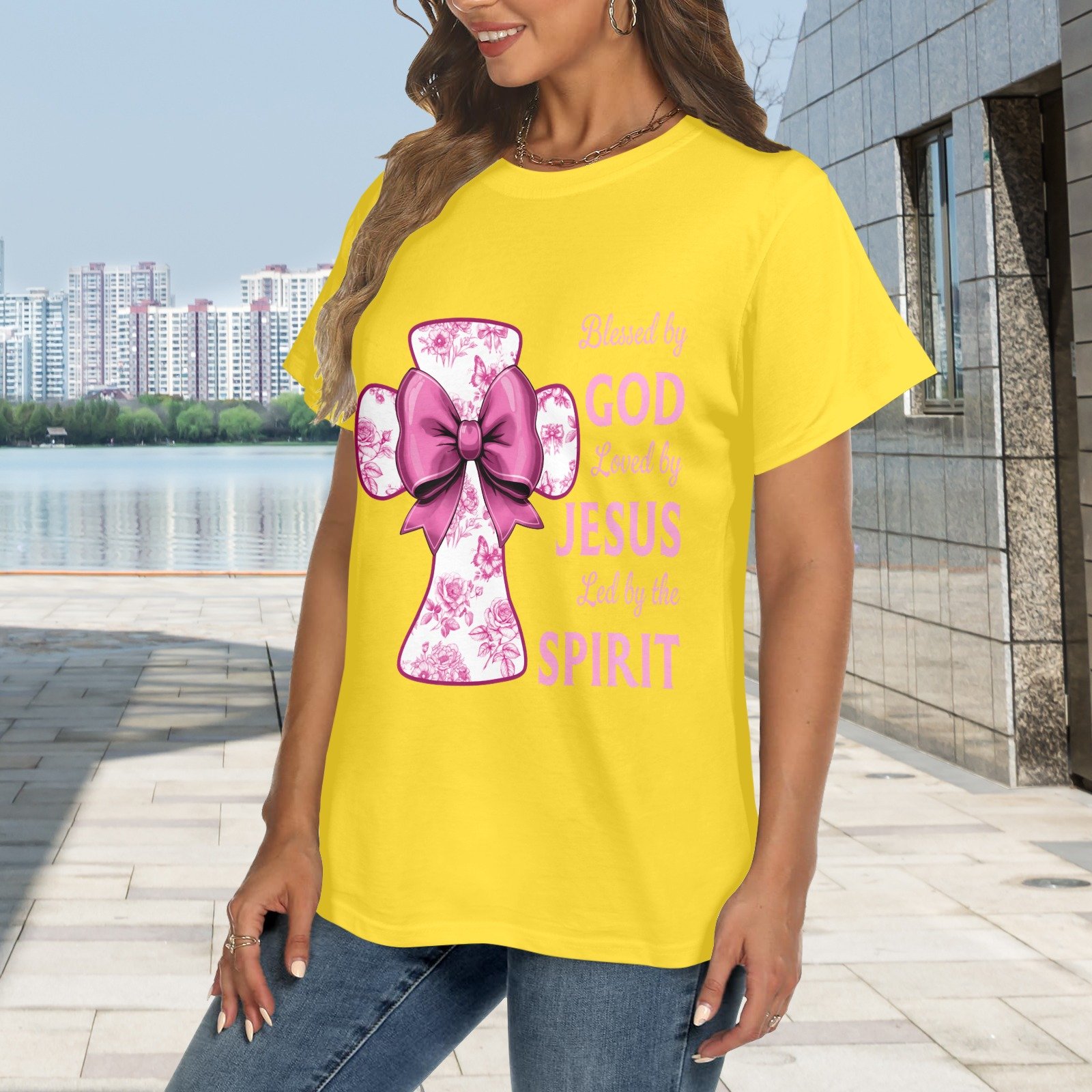 Women's Crewneck Short Sleeve T-Shirt - Image 2