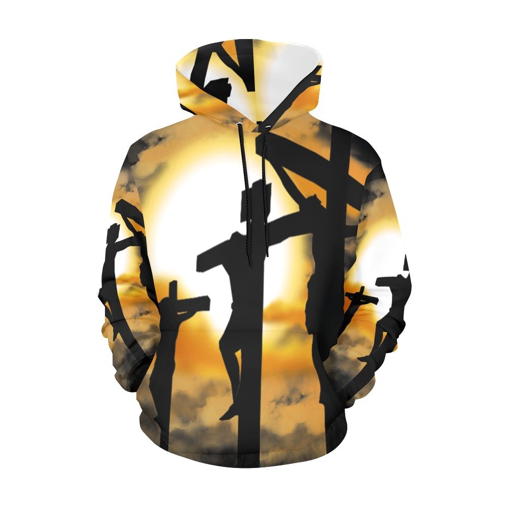 Women’s All-Over Print Christian Hoodie Faith-filled comfort. Spirit-led style. - Image 3