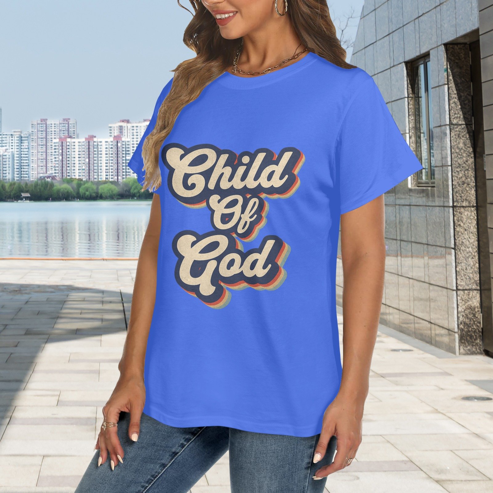 Women's Crewneck Short Sleeve T-Shirt - Image 2