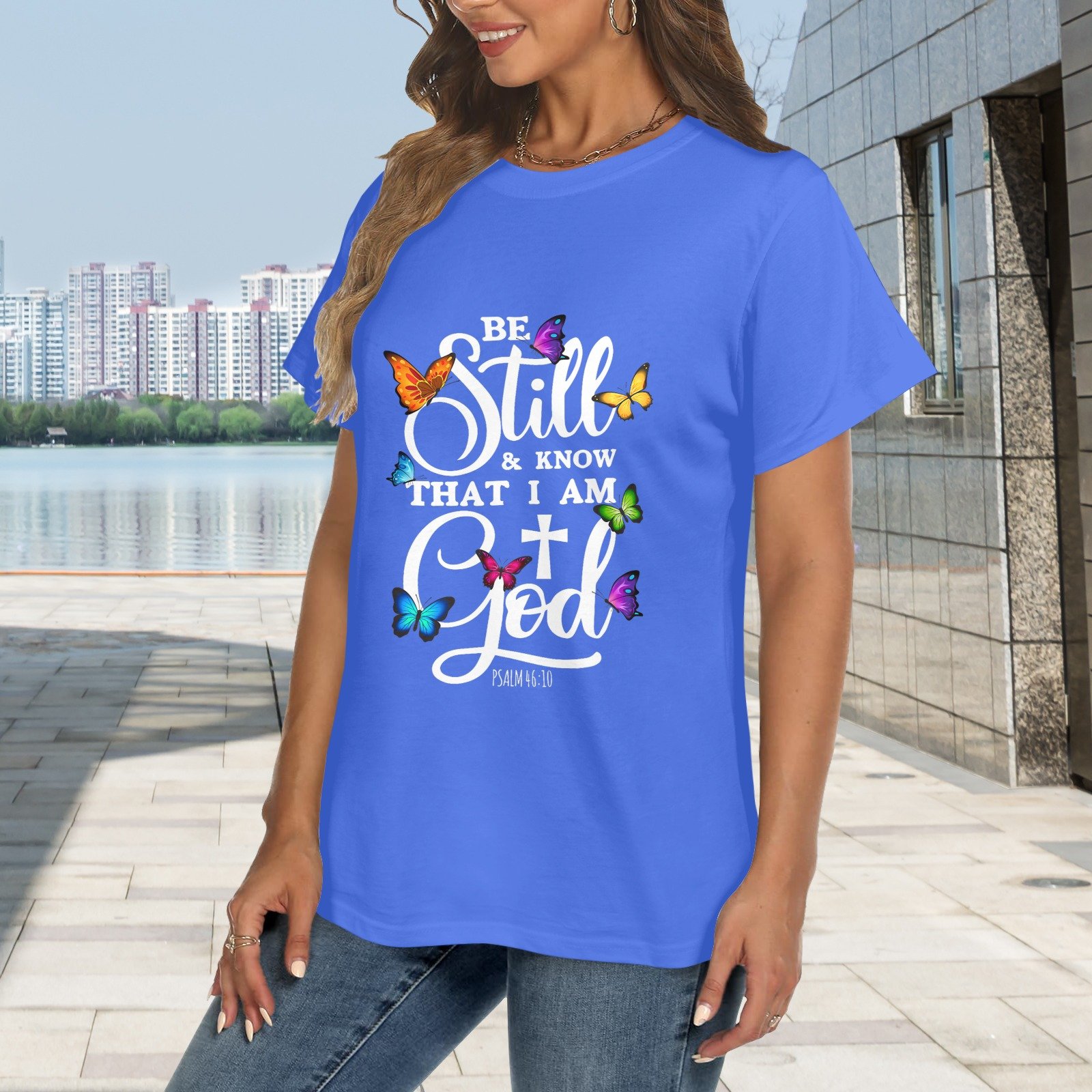Women's Crewneck Short Sleeve T-Shirt - Image 2