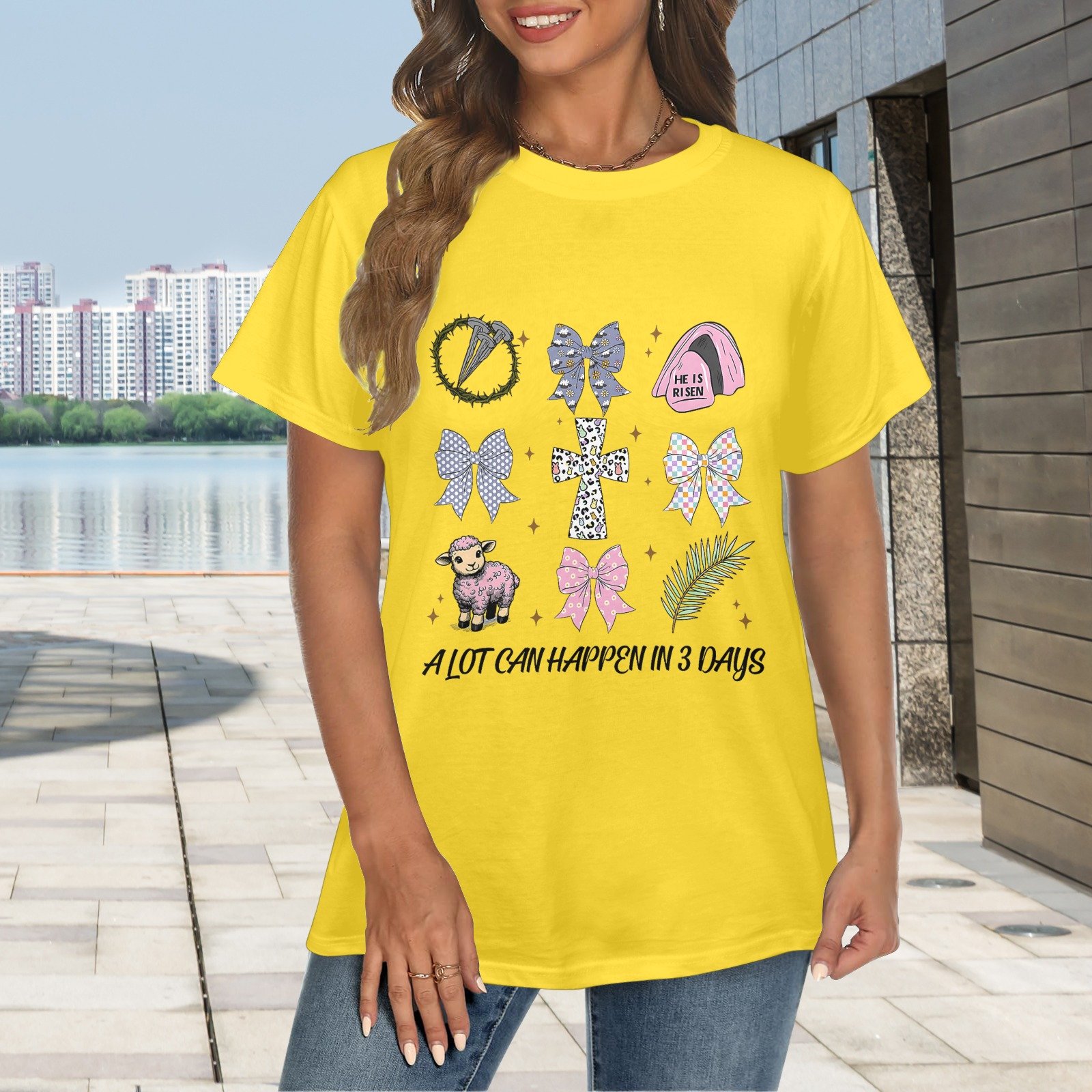 Women's Crewneck Short Sleeve T-Shirt