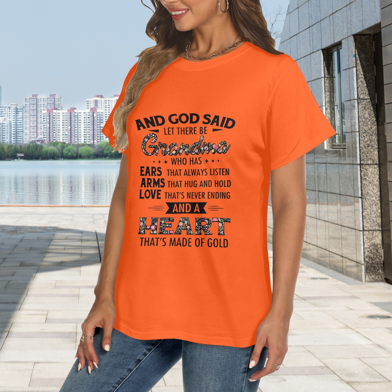 Women's Crewneck Short Sleeve T-Shirt - Image 2