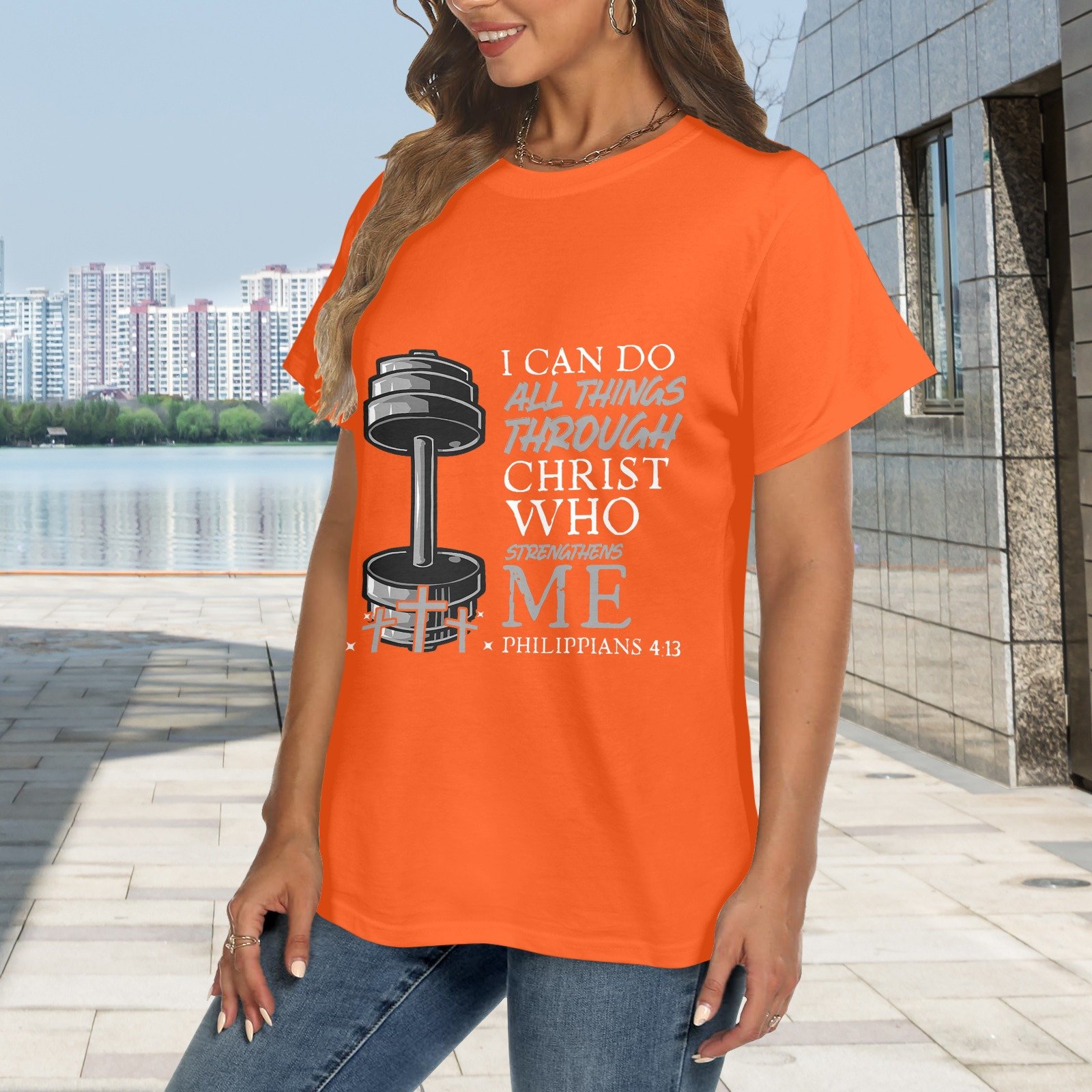 Women's Crewneck Short Sleeve T-Shirt - Image 2