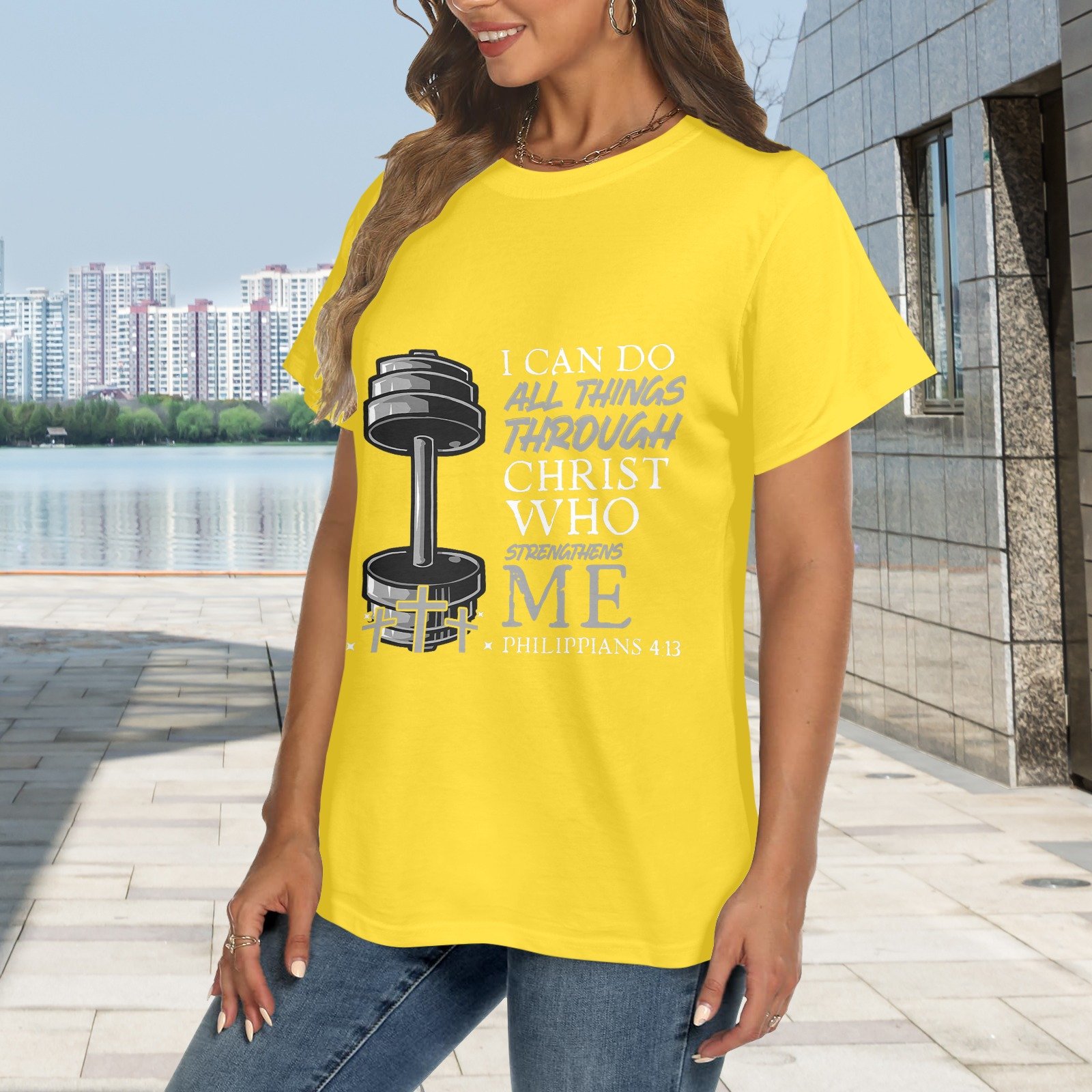 Women's Crewneck Short Sleeve T-Shirt - Image 2