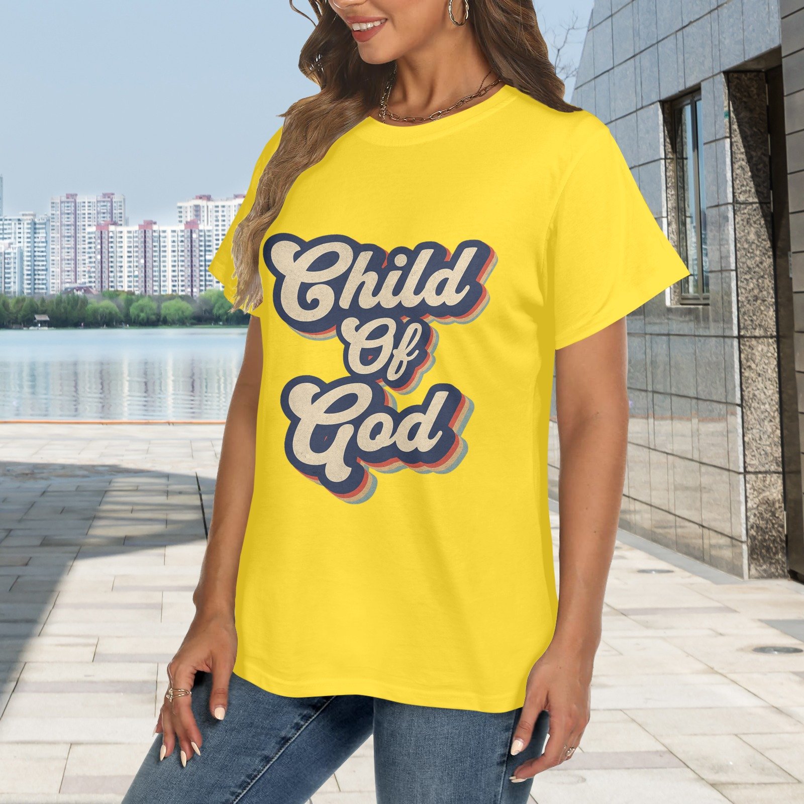 Women's Crewneck Short Sleeve T-Shirt - Image 2