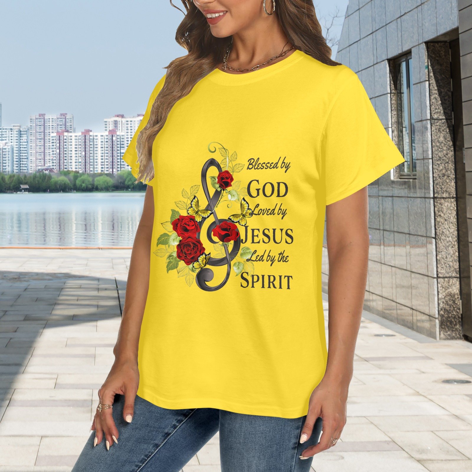 Women's Crewneck Short Sleeve T-Shirt - Image 2