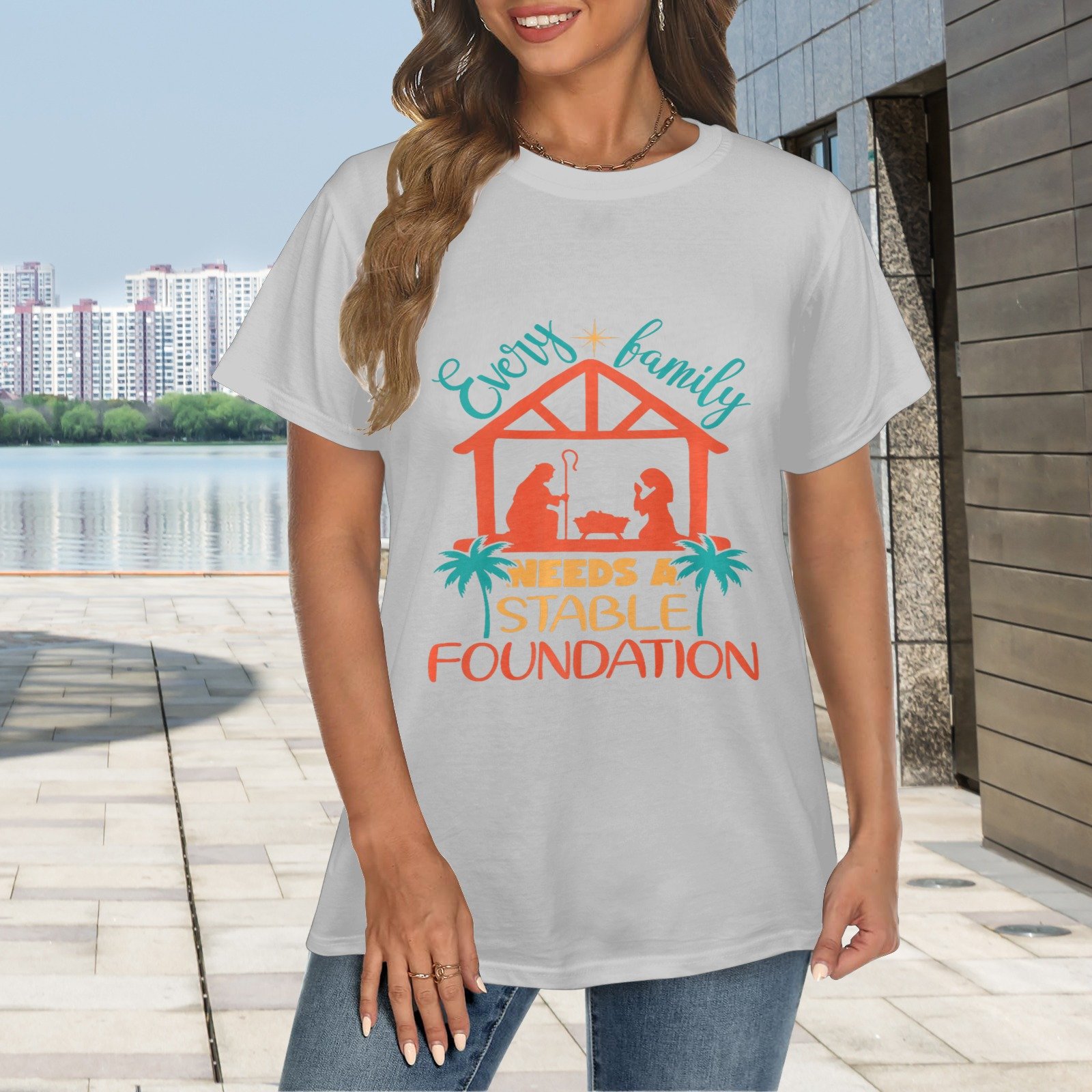 Women's Crewneck Short Sleeve T-Shirt