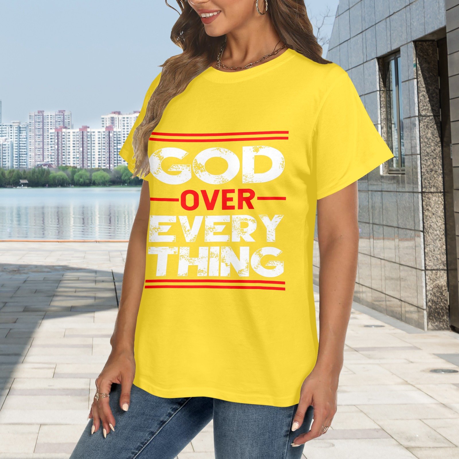 Women's Crewneck Short Sleeve T-Shirt - Image 2