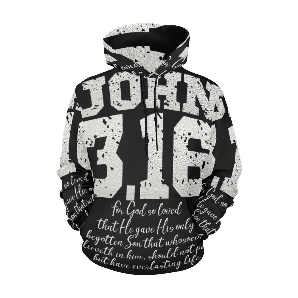 Women’s All-Over Print Christian Hoodie Faith-filled comfort. Spirit-led style. - Image 3