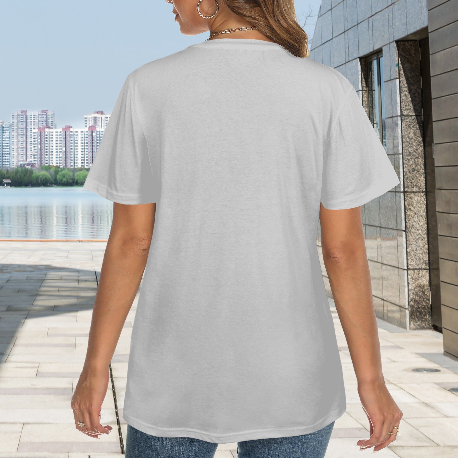 Women's Crewneck Short Sleeve T-Shirt - Image 3