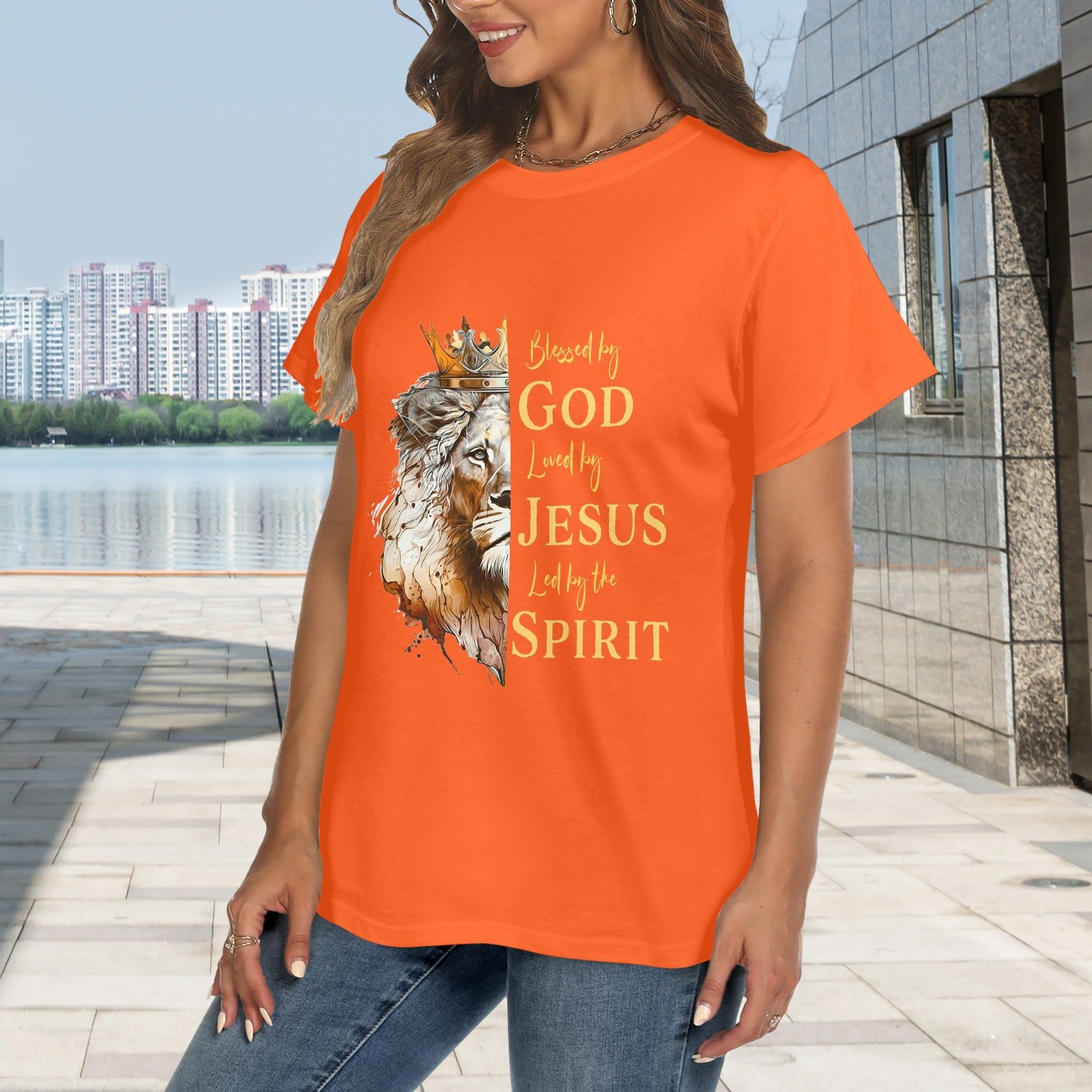 Women's Crewneck Short Sleeve T-Shirt - Image 2