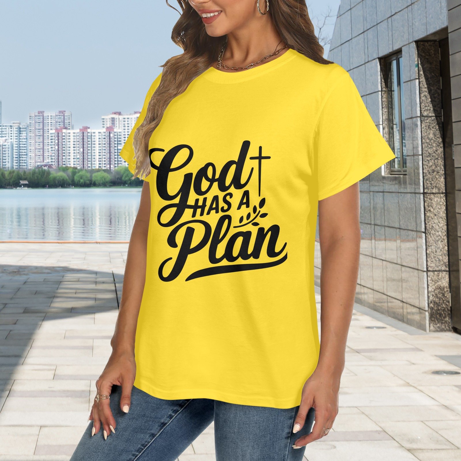 Women's Crewneck Short Sleeve T-Shirt - Image 2
