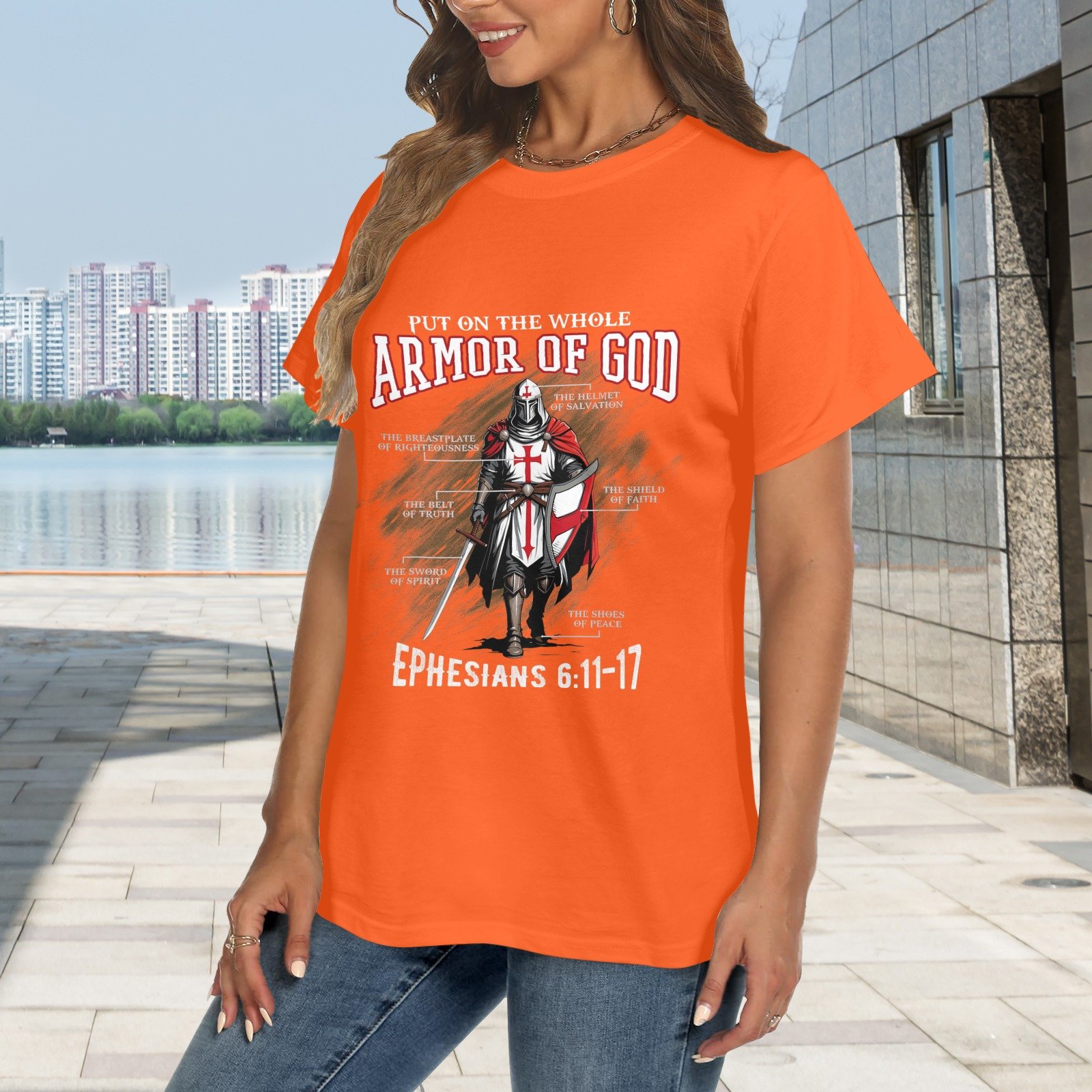Women's Crewneck Short Sleeve T-Shirt - Image 2