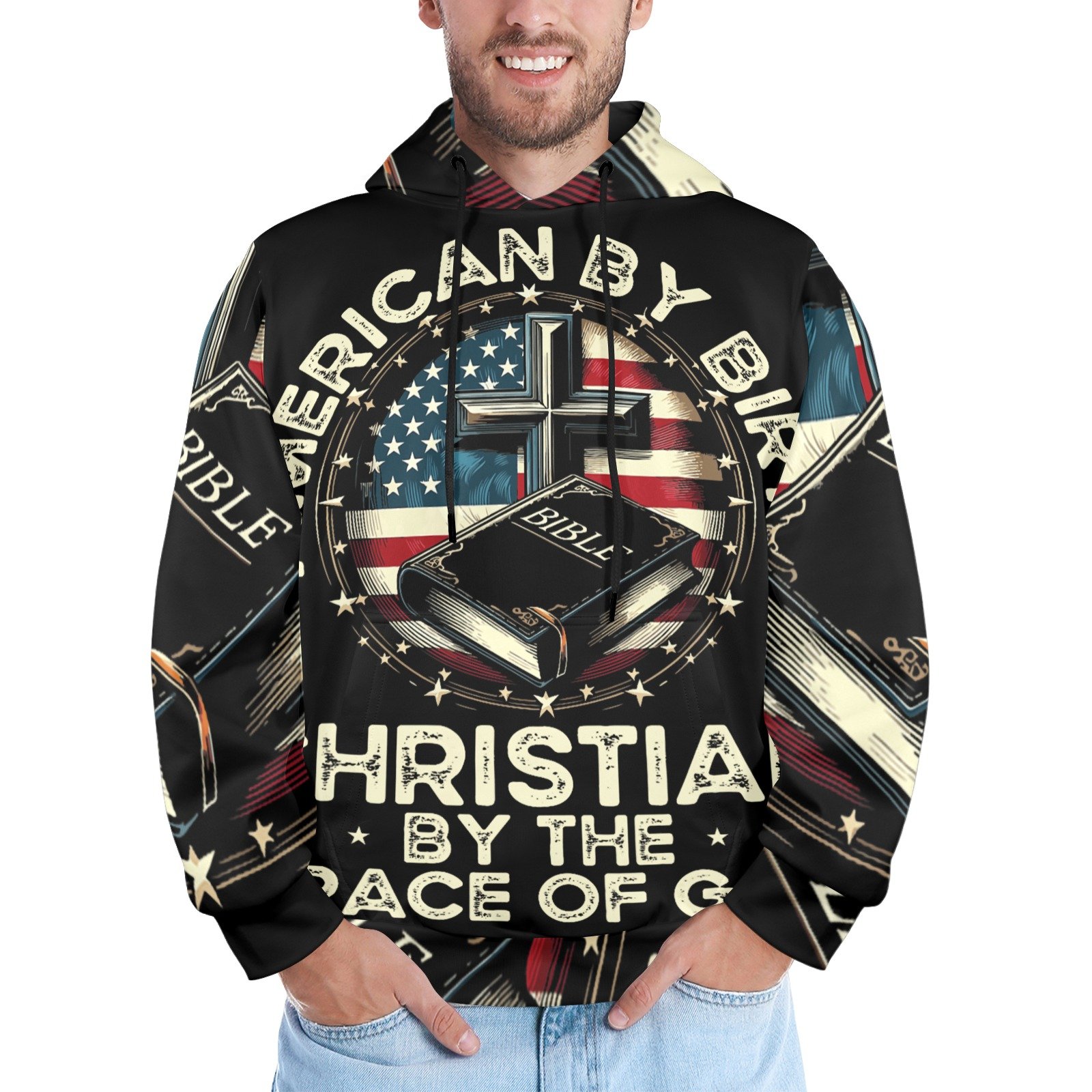 Men's All Over Print Hoodie