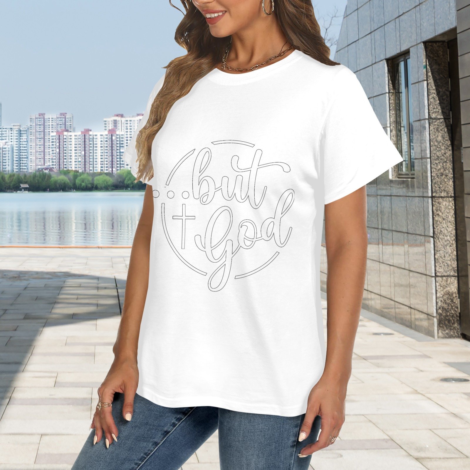 Women's Crewneck Short Sleeve T-Shirt - Image 2