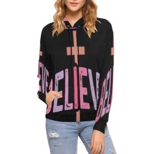 Women’s All-Over Print Christian Hoodie Faith-filled comfort. Spirit-led style.