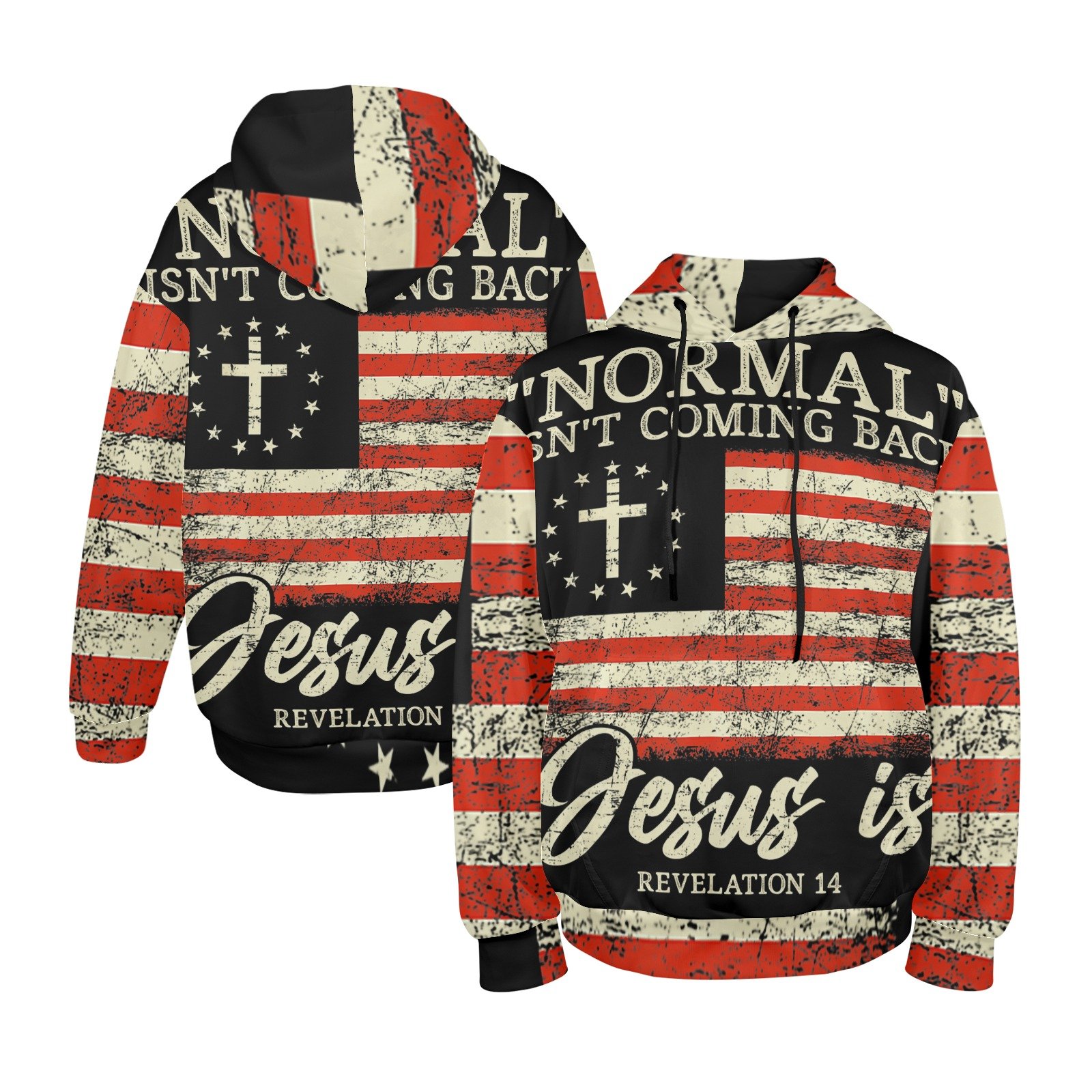 Men's All Over Print Hoodie - Image 4