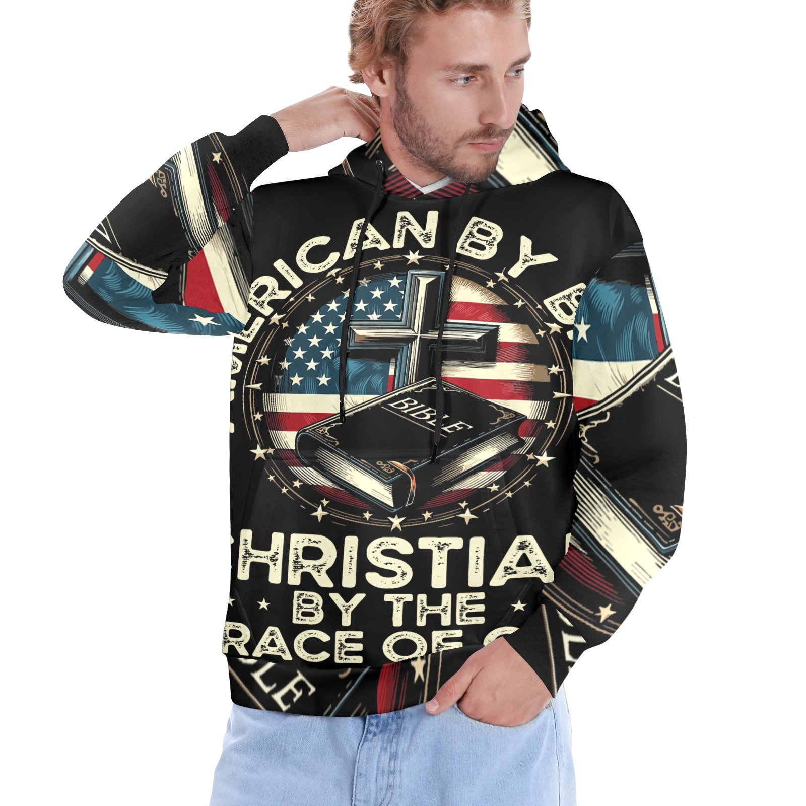 Men's All Over Print Hoodie - Image 2