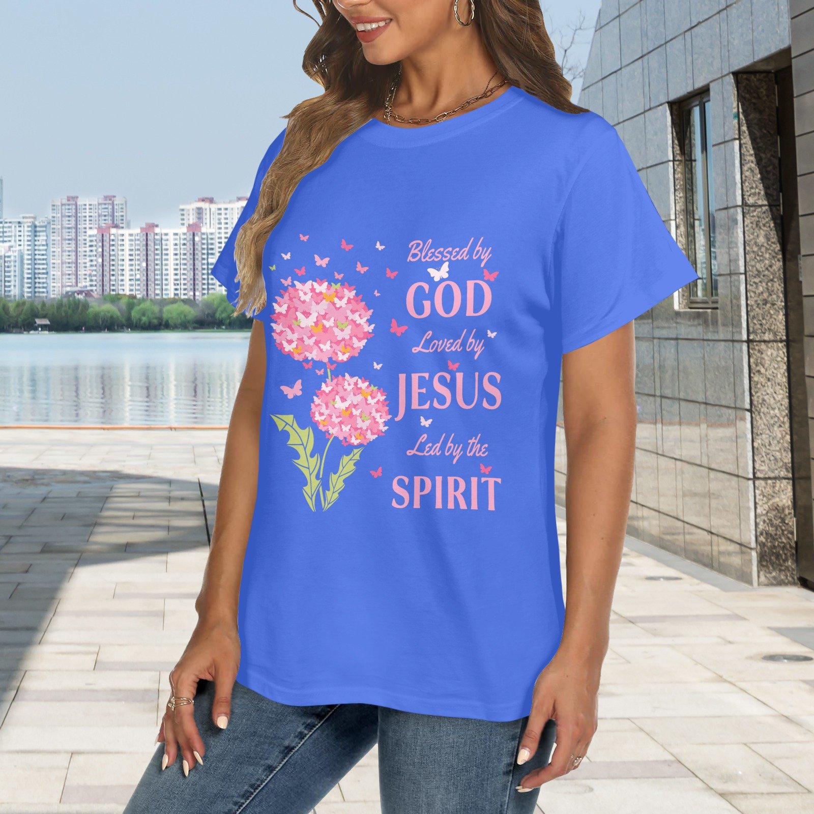 Women's Crewneck Short Sleeve T-Shirt - Image 2
