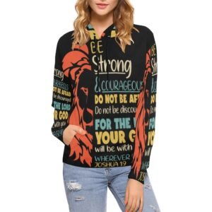 Women’s All-Over Print Christian Hoodie Faith-filled comfort. Spirit-led style.