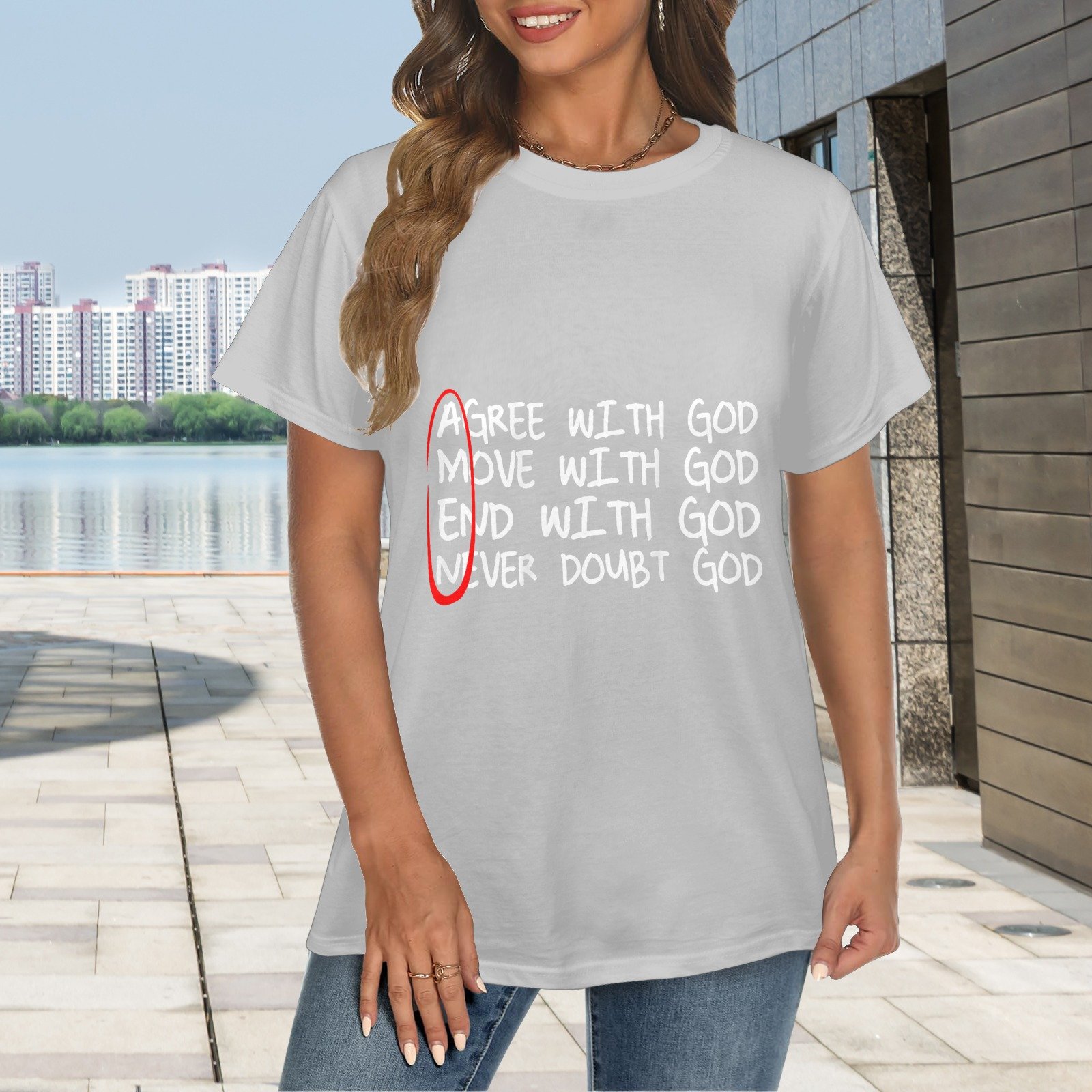 Women's Crewneck Short Sleeve T-Shirt