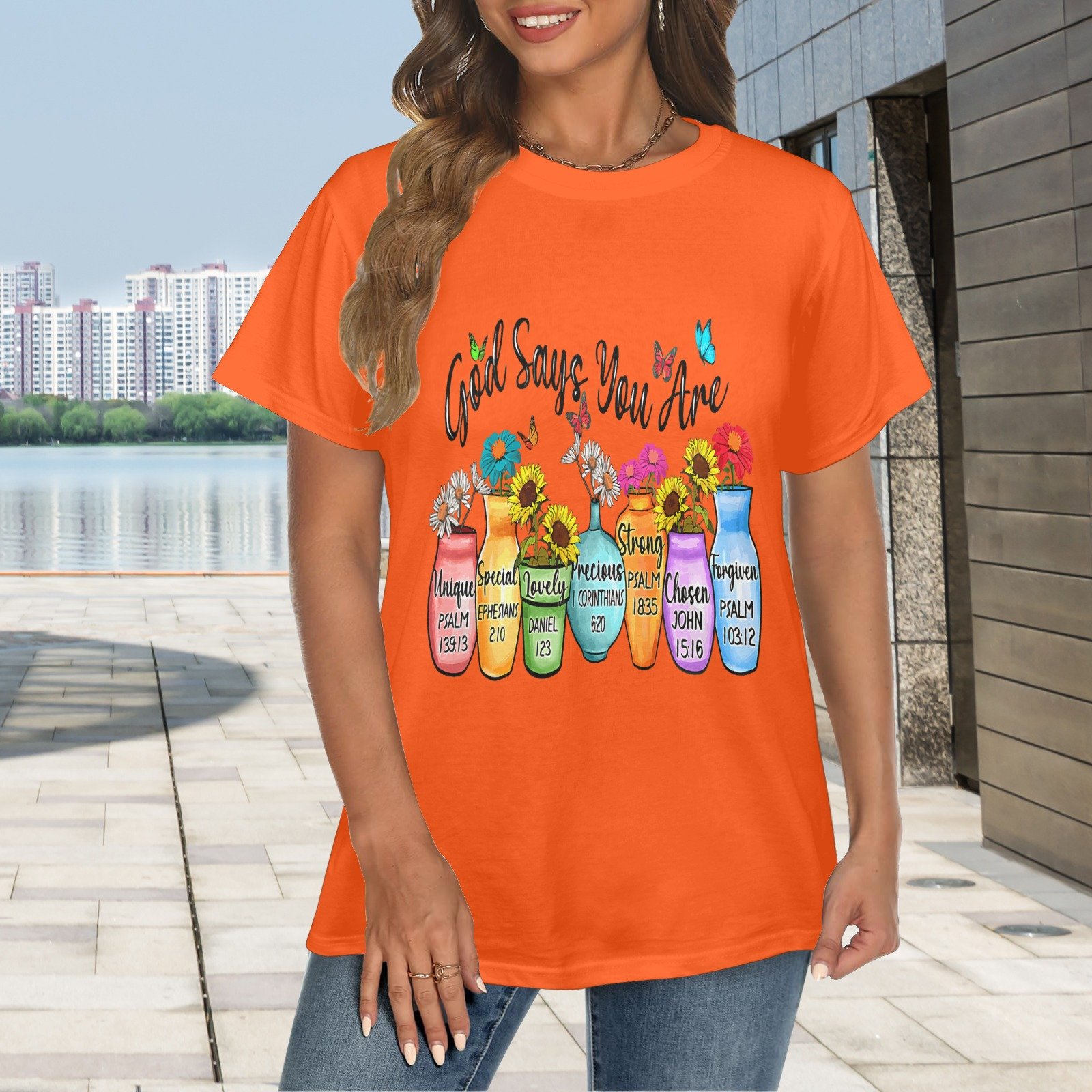 Women's Crewneck Short Sleeve T-Shirt