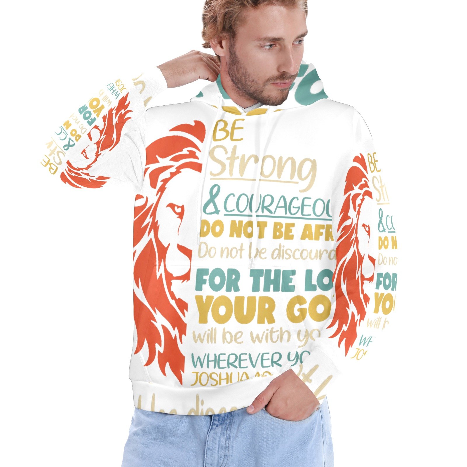 Men's All Over Print Hoodie - Image 2
